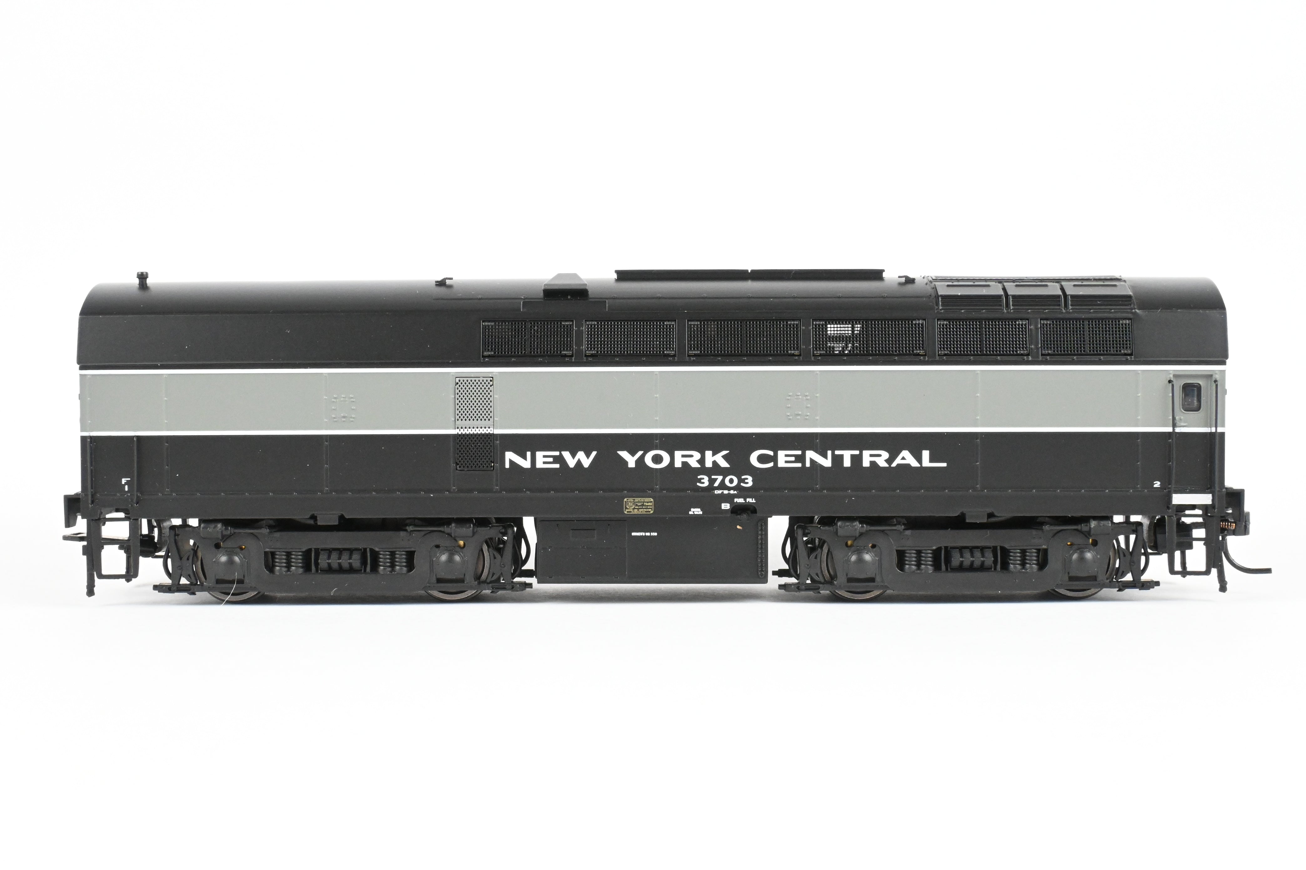 HO Scale Model Train - Broadway Limited Imports New York Central Baldwin RF - 16B Unit with Paragon 3 DCC and Sound, Factory - Painted Lighting Stripes, FP No. 3703