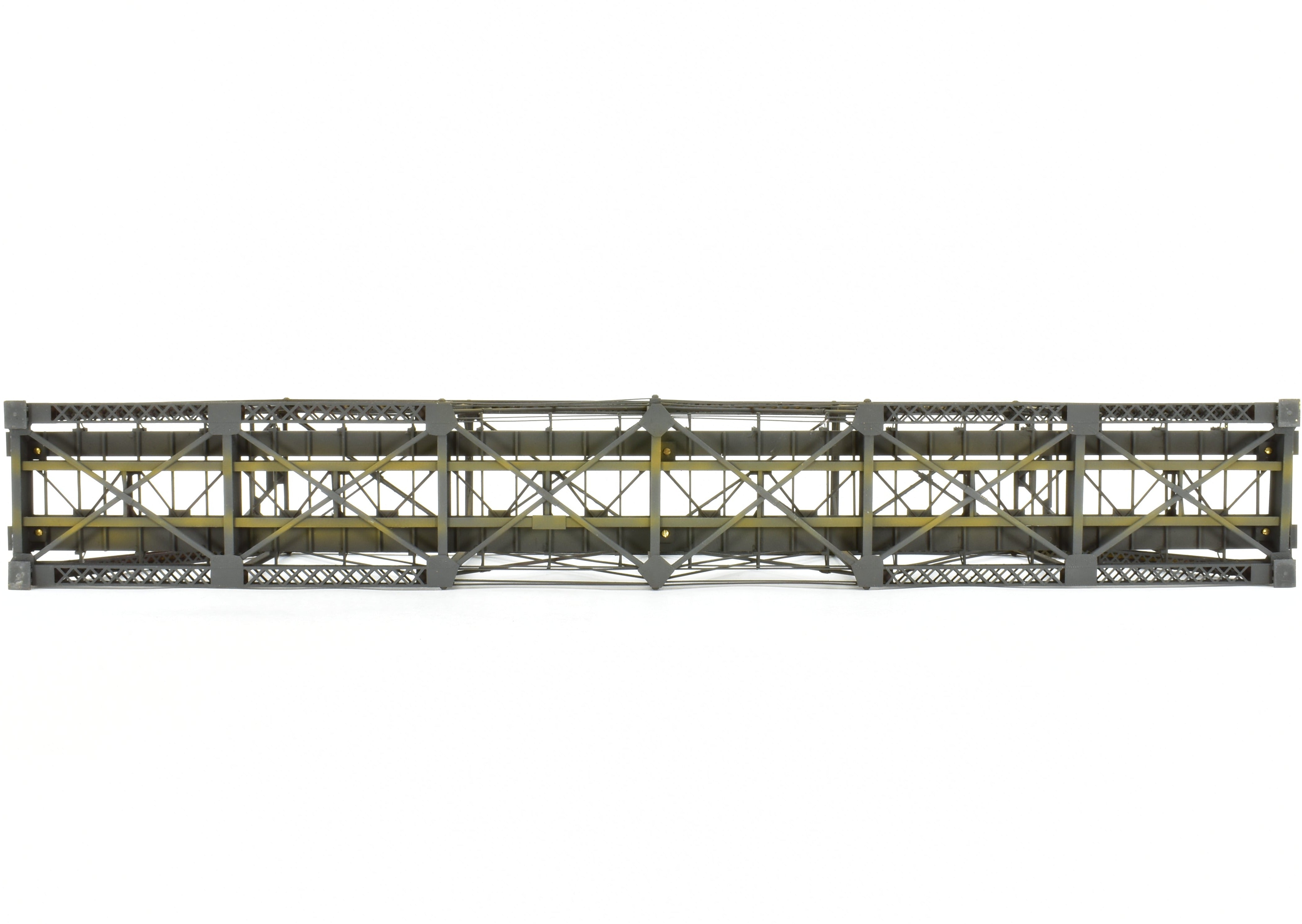 HO Scale Brass OMI - Overland Models, Inc 167-Foot Pin Connected Bridge for Various Roads in CP Black Color Model Train Accessory