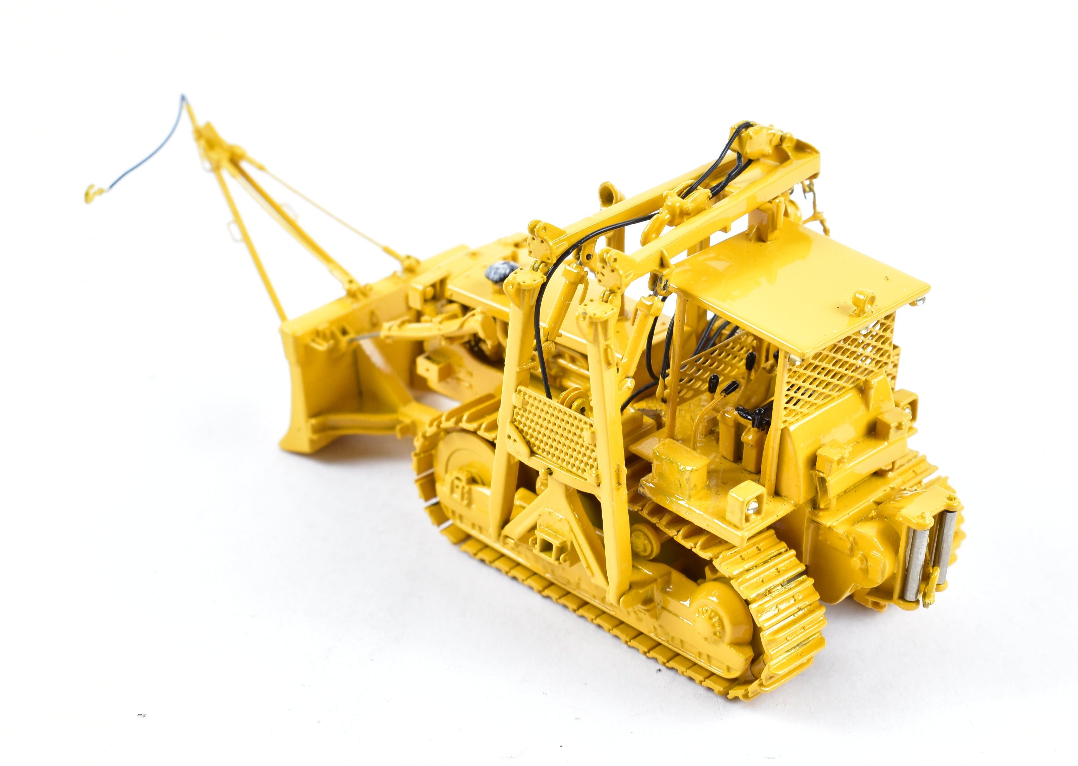 HO Brass OMI Overland D&RGW Pipe Laying Dozer FP in Factory Yellow