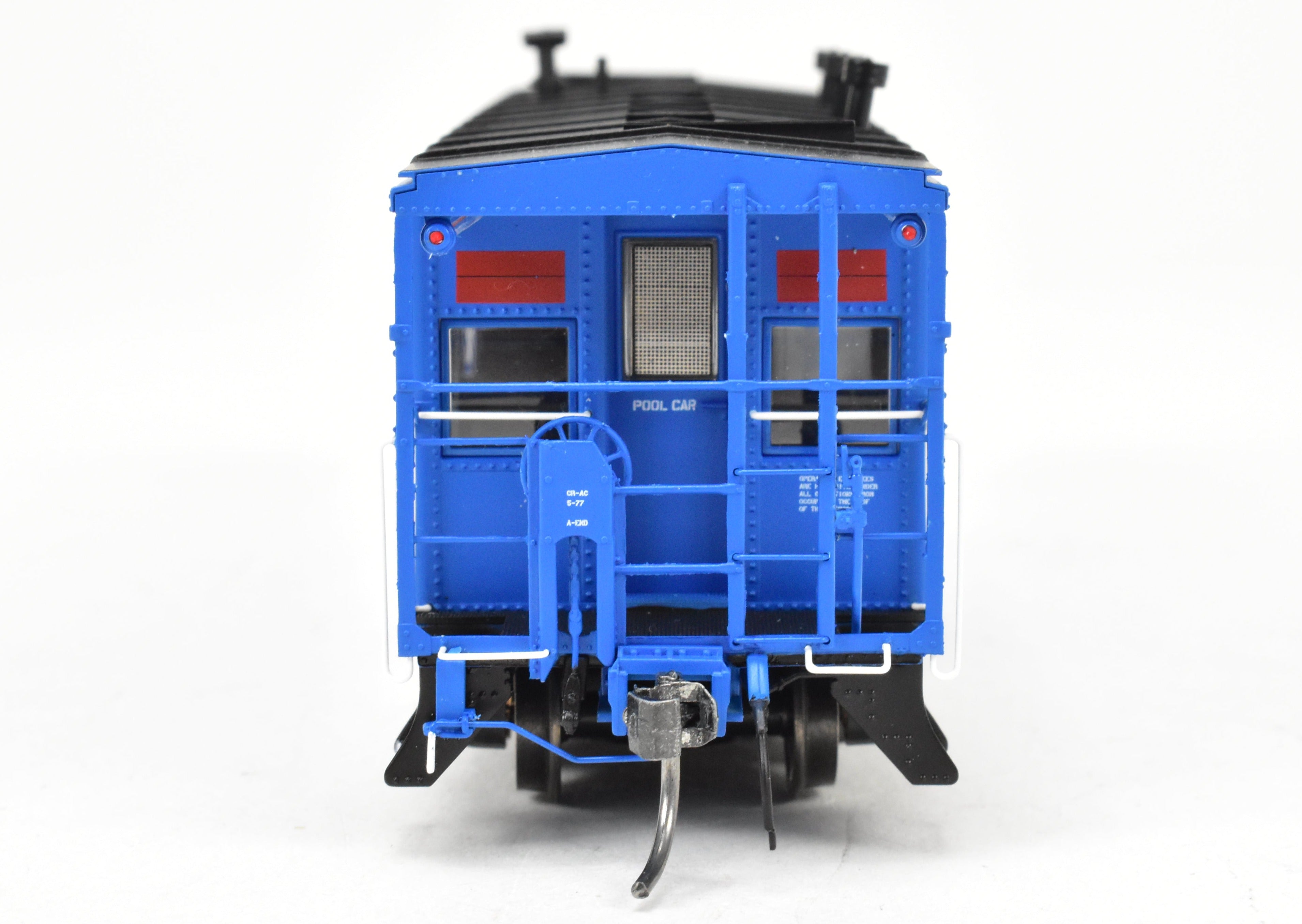 HO Scale Model Train - Conrail N7 Class Steel Bay Window Caboose 1977+ F/P No. 21658 by Tangent Scale Models