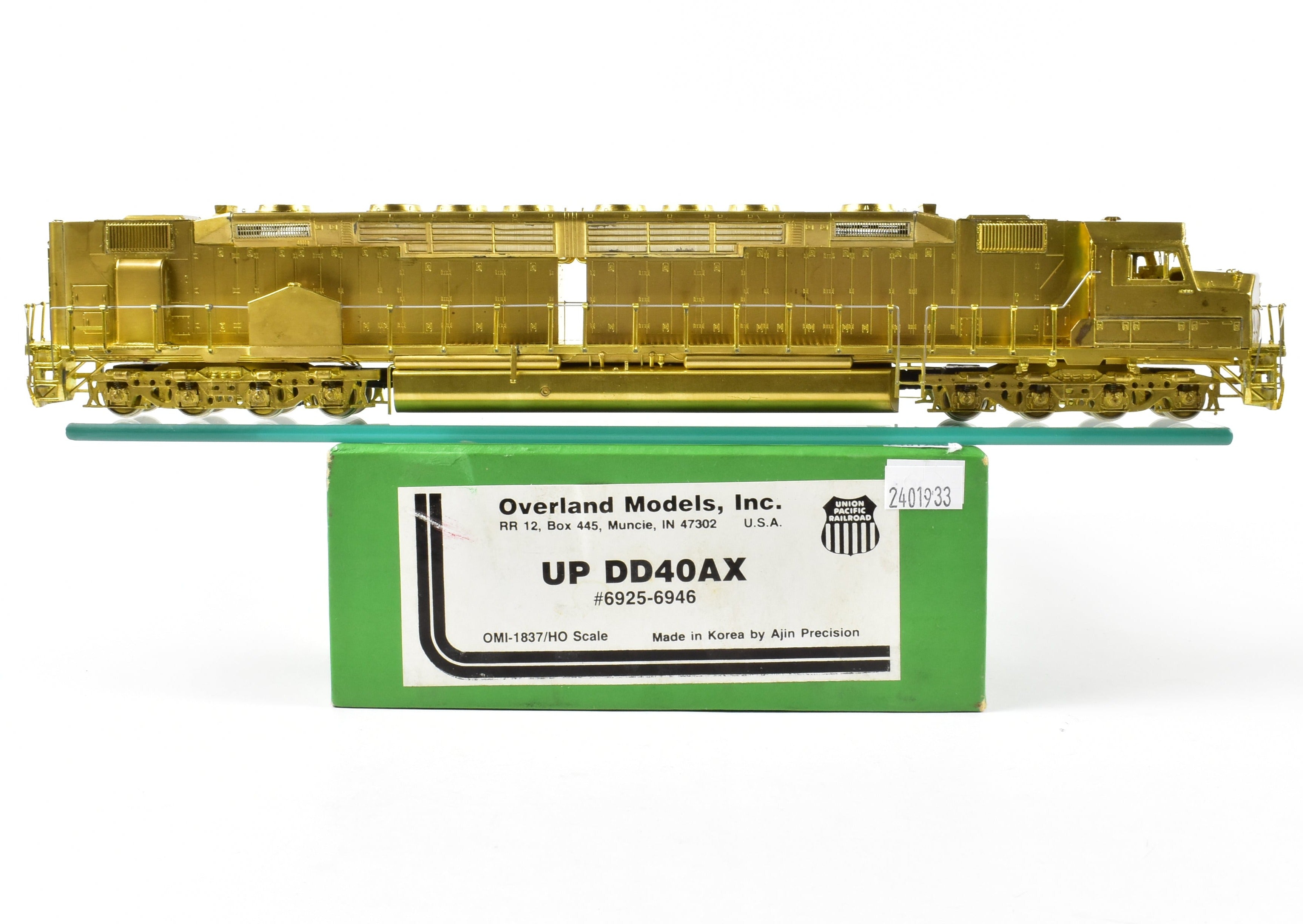 HO Scale Brass Union Pacific EMD DD40AX Centennial Locomotive Models (Nos. 6925 - 6946) by Overland Models, Inc.
