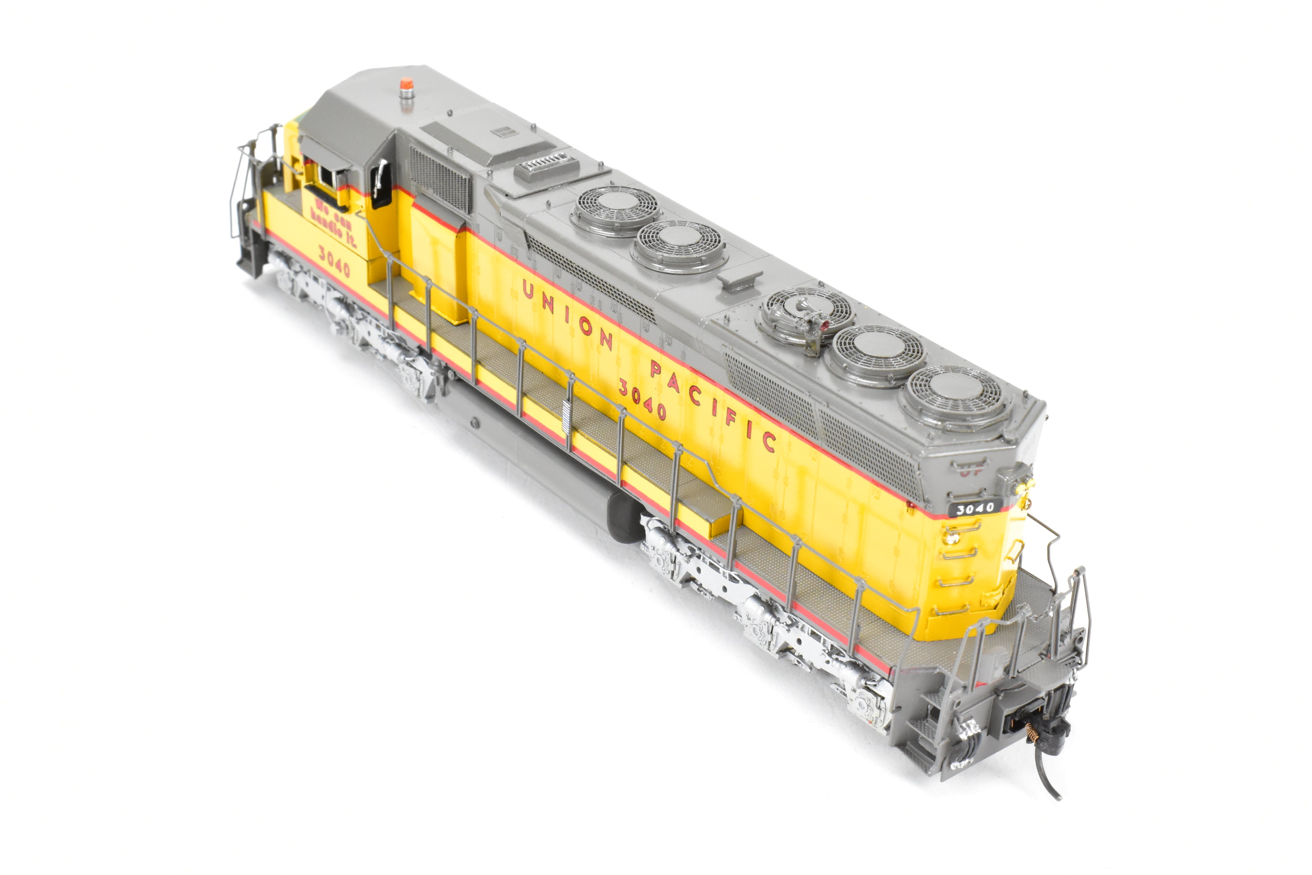 HO Scale Brass Model Train - Overland Models Inc. Union Pacific EMD SD40X Locomotives Nos. 3040 - 3045 with Flared Radiators, Featuring CP #3040