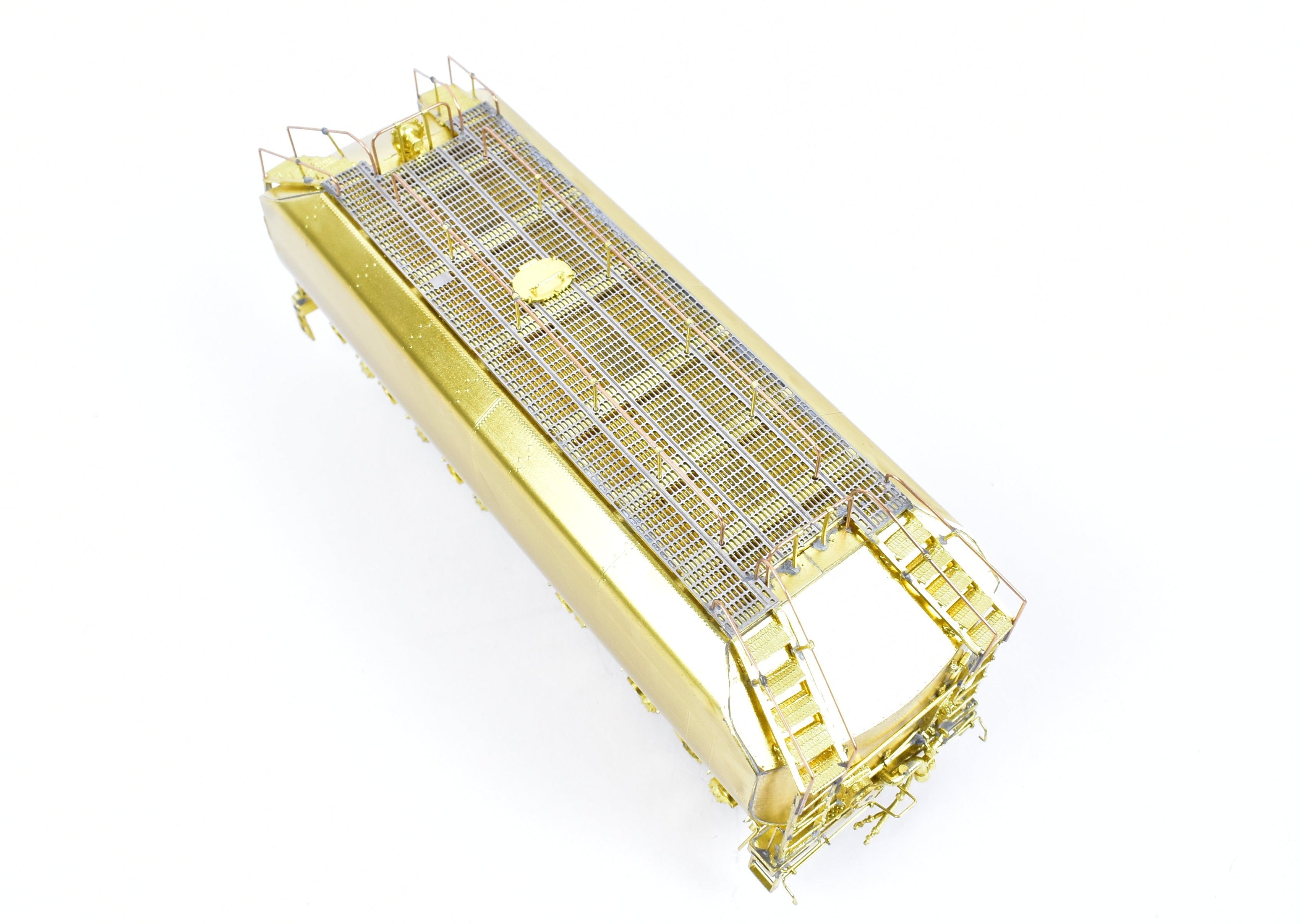 HO Scale Brass Model Train Set - Overland Models, Inc. Union Pacific GE 8500 HP Gas Turbine Big Blow 3-Unit Unpainted Set with Raised Farr Inlet Silencer and Riveted Tender