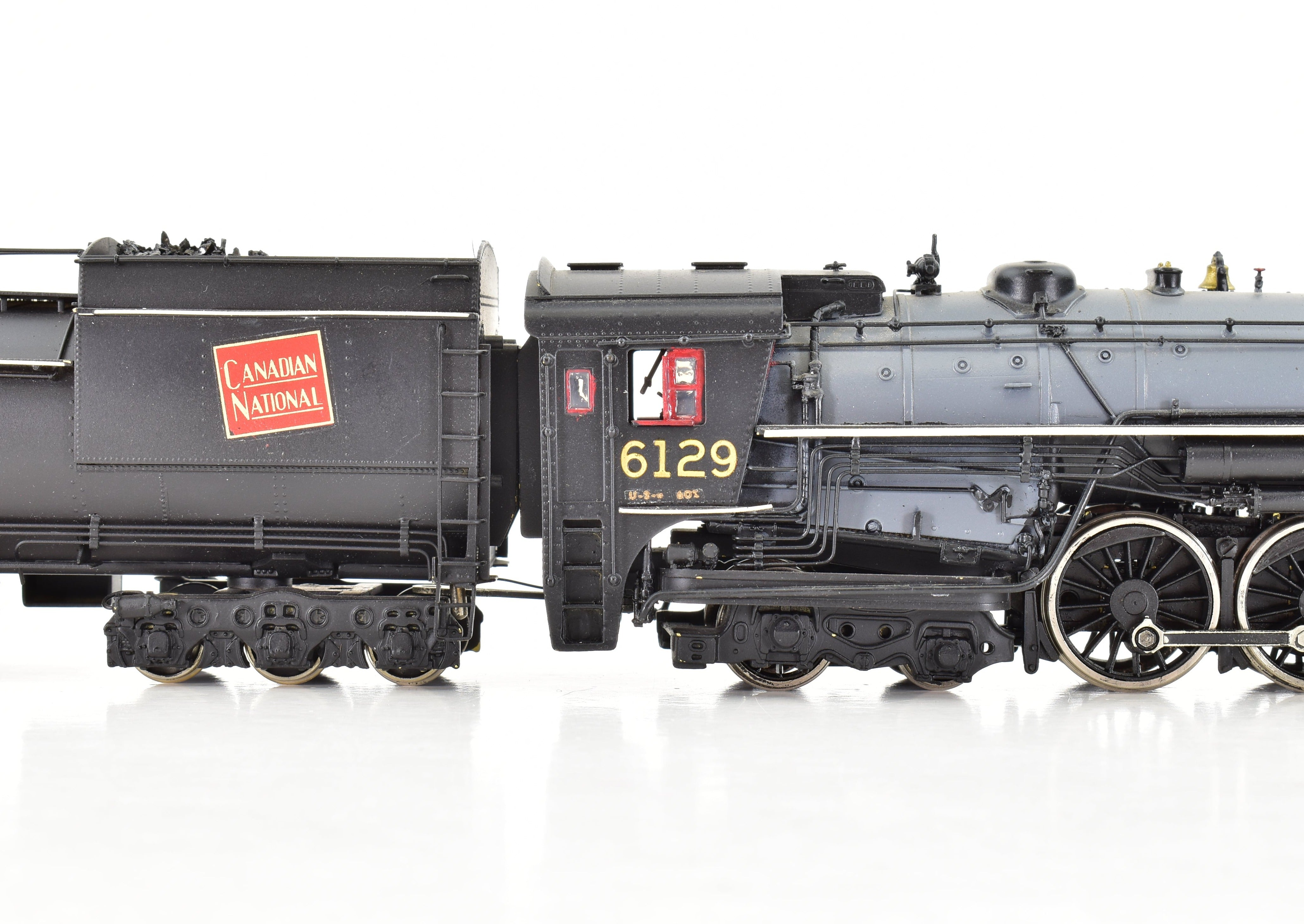 HO Scale Brass Van Hobbies CNR U-2b,c 4-8-4 Pro-Painted Locomotive #6129