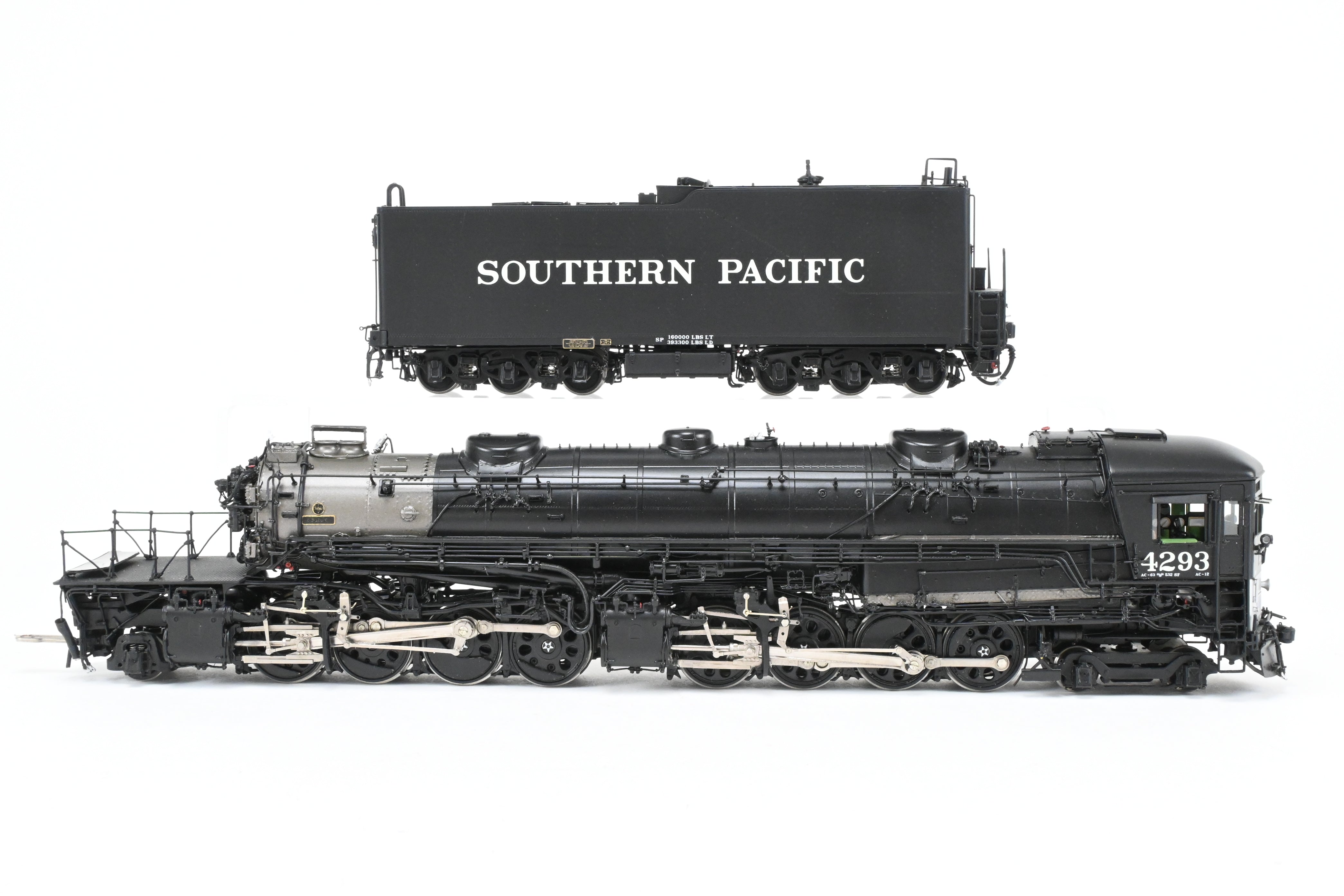 HO Scale Brass Southern Pacific Class AC - 12 4 - 8 - 8 - 2 Cab Forward #4293 by Challenger Imports