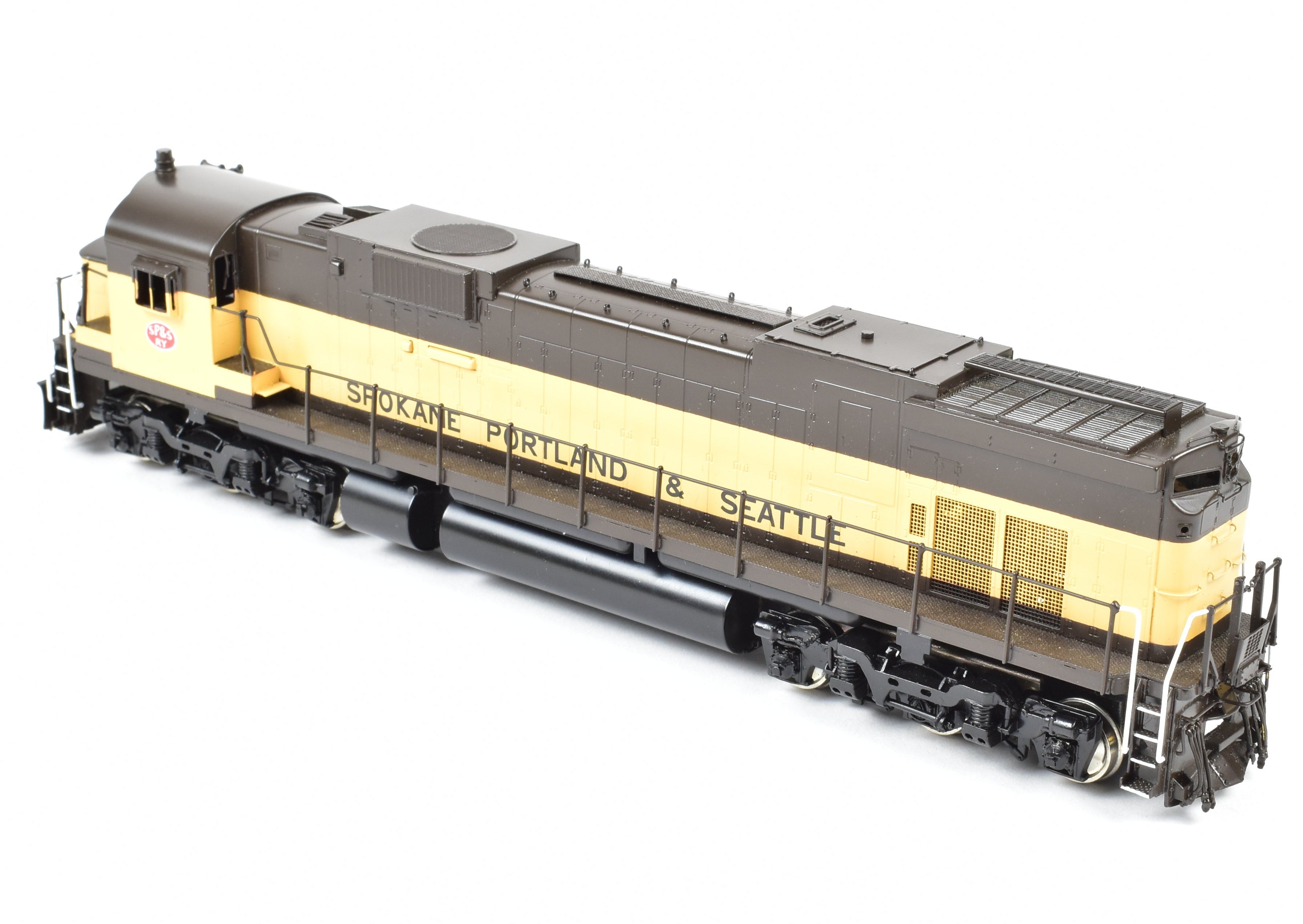 HO Scale Brass Model Train - Oriental Limited/Challenger Imports' Spokane, Portland & Seattle Alco C - 636 FP Un - numbered Locomotive
