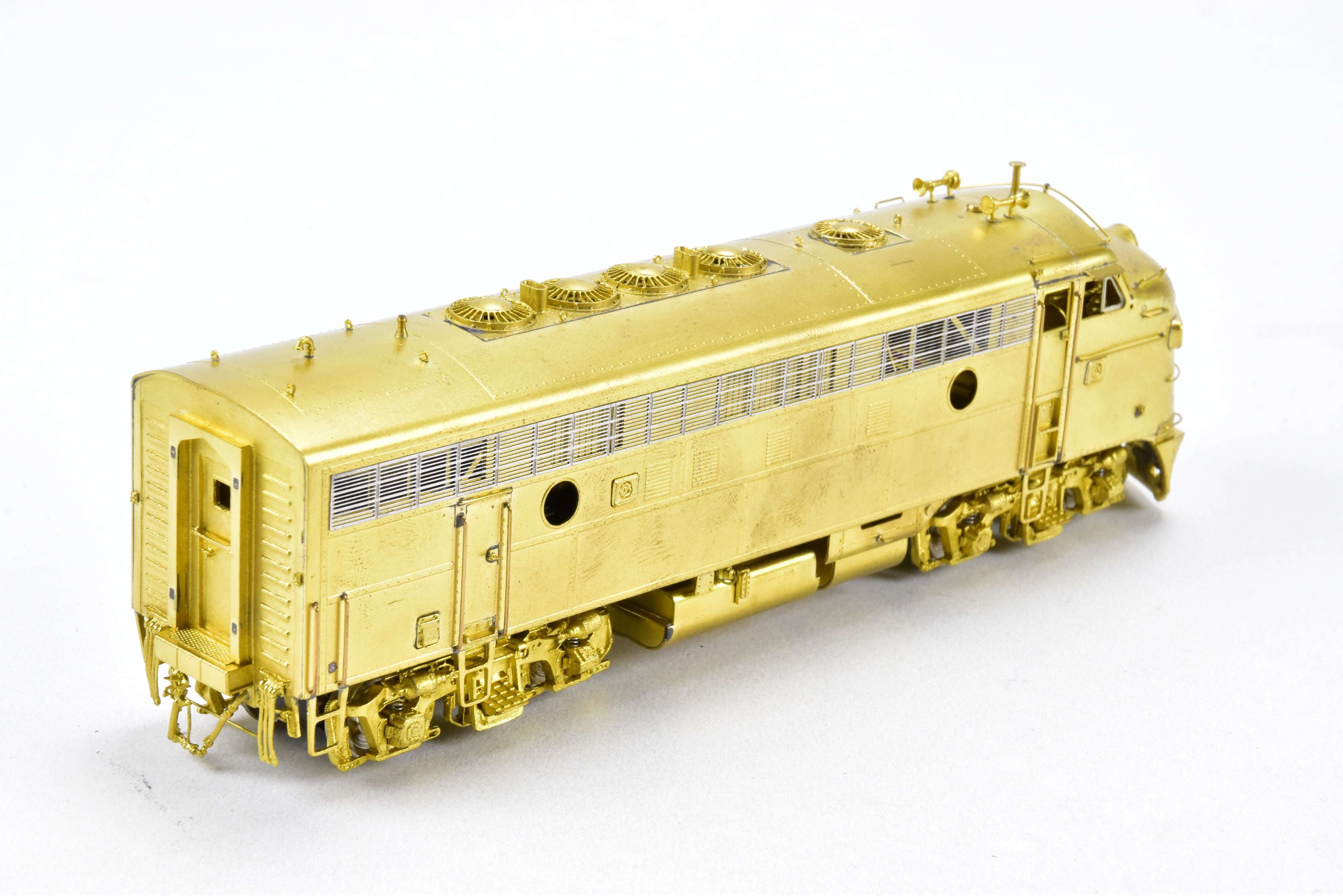 HO Scale Brass Model Train - Overland Models Inc. (OMI) Western Pacific EMD F7A Locomotives Nos. 913, 921 with Snowplow Pilot from the 1970 Era