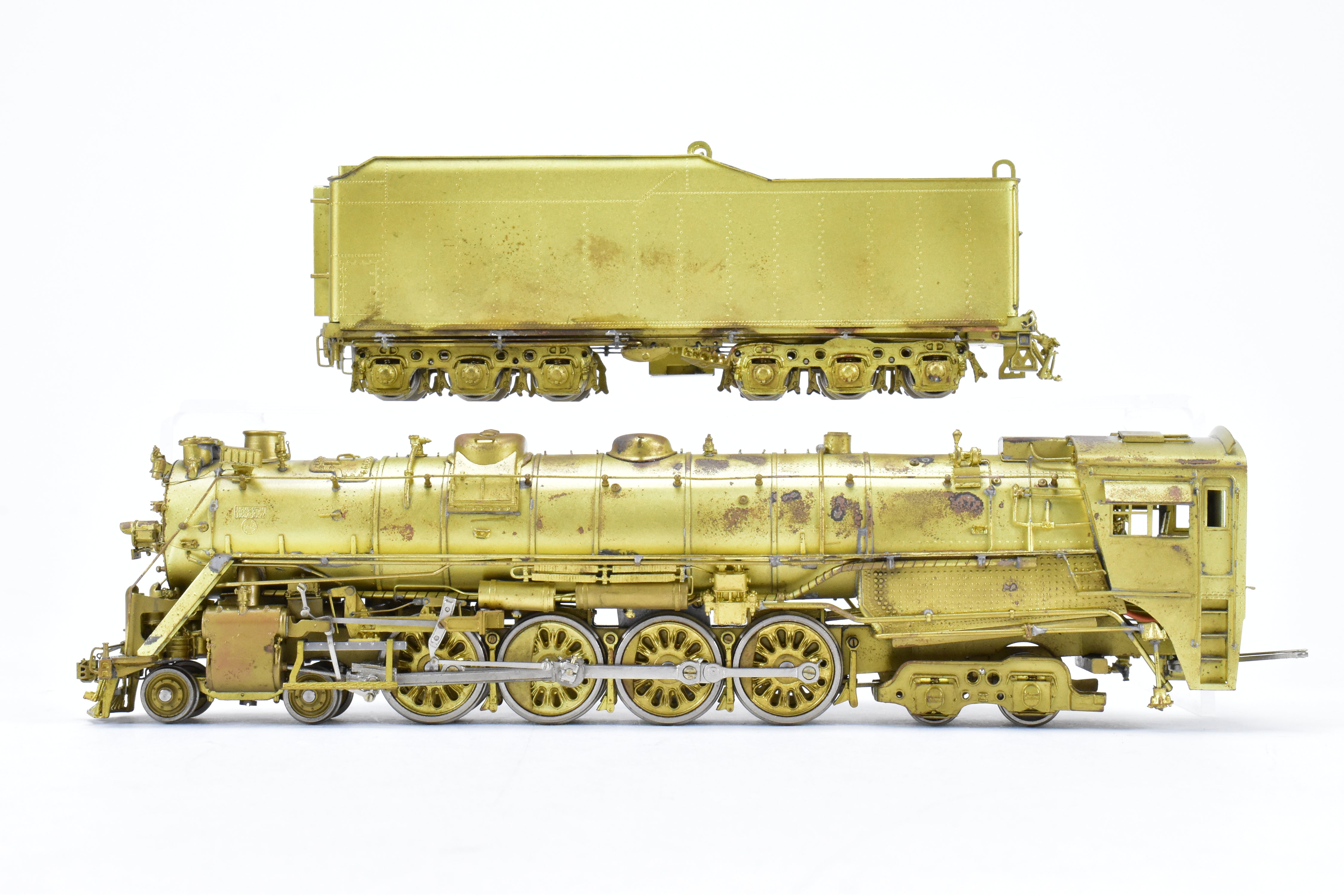 HO Scale Brass Key Imports D&RGW - Denver & Rio Grande Western M-68 4-8-4 Northern Model Train for Collectors