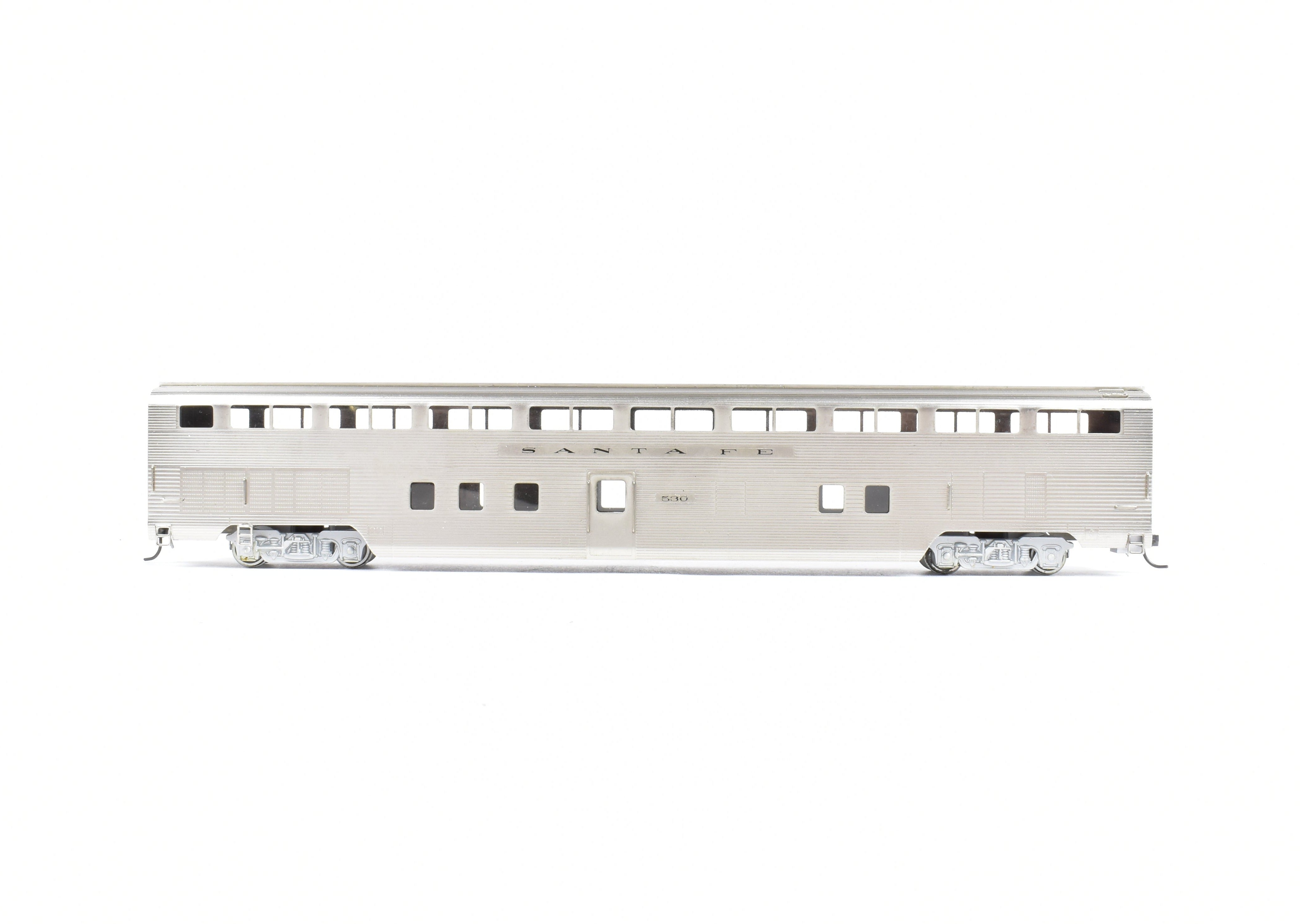 HO Brass Hi - Country Brass ATSF Santa Fe 500 Series High - Level Chair Car