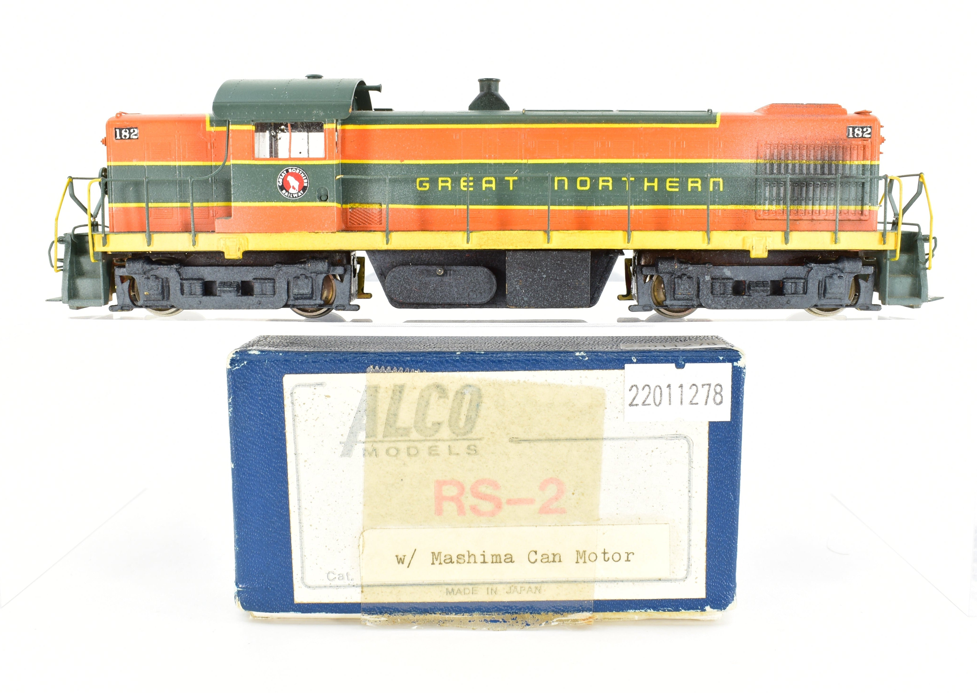 Custom Painted HO Brass Great Northern ALCO RS - 1 Road Switcher Model