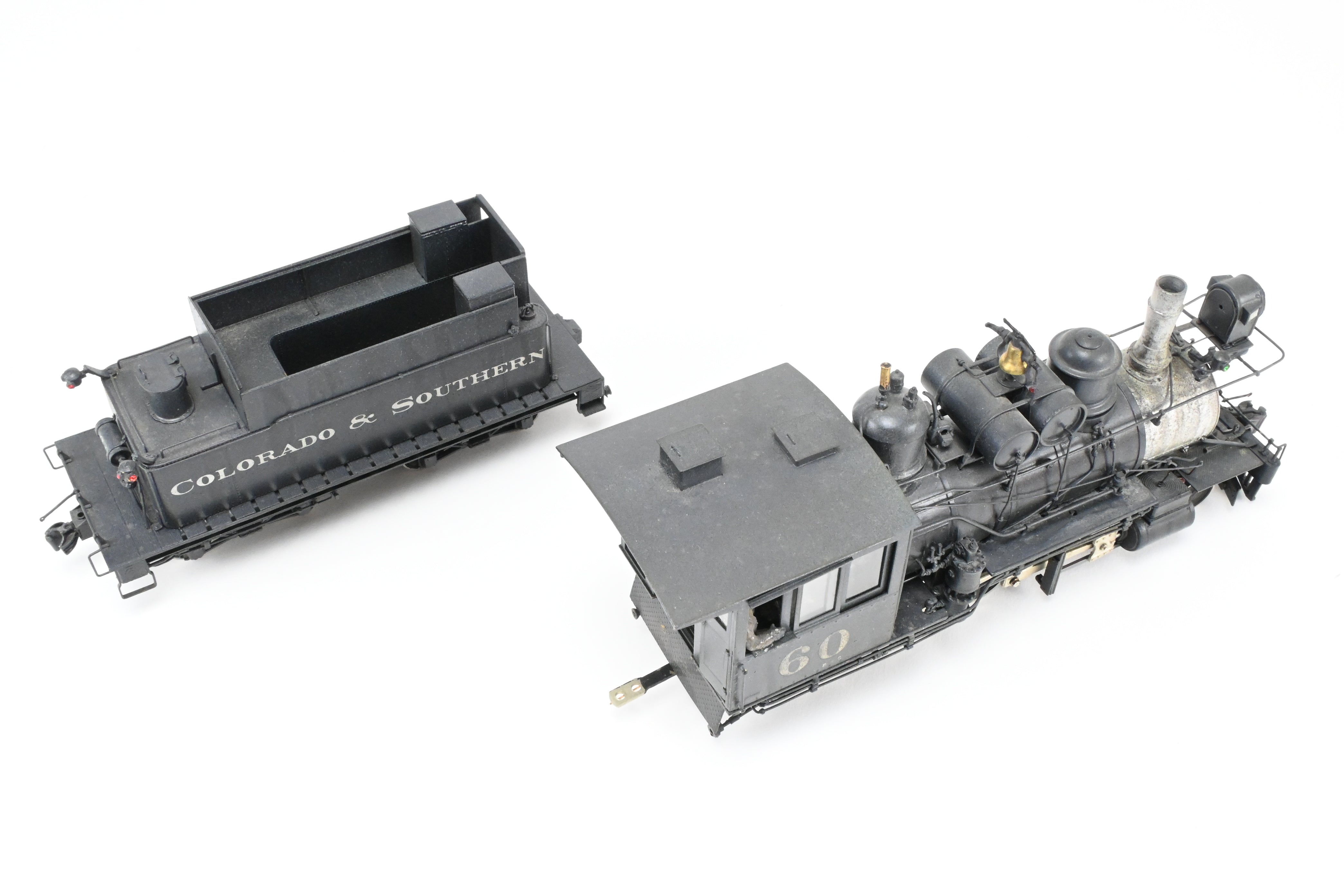 On3 Brass PSC Custom Painted & Weathered C&S Colorado & Southern #60 2-8-0 Locomotive