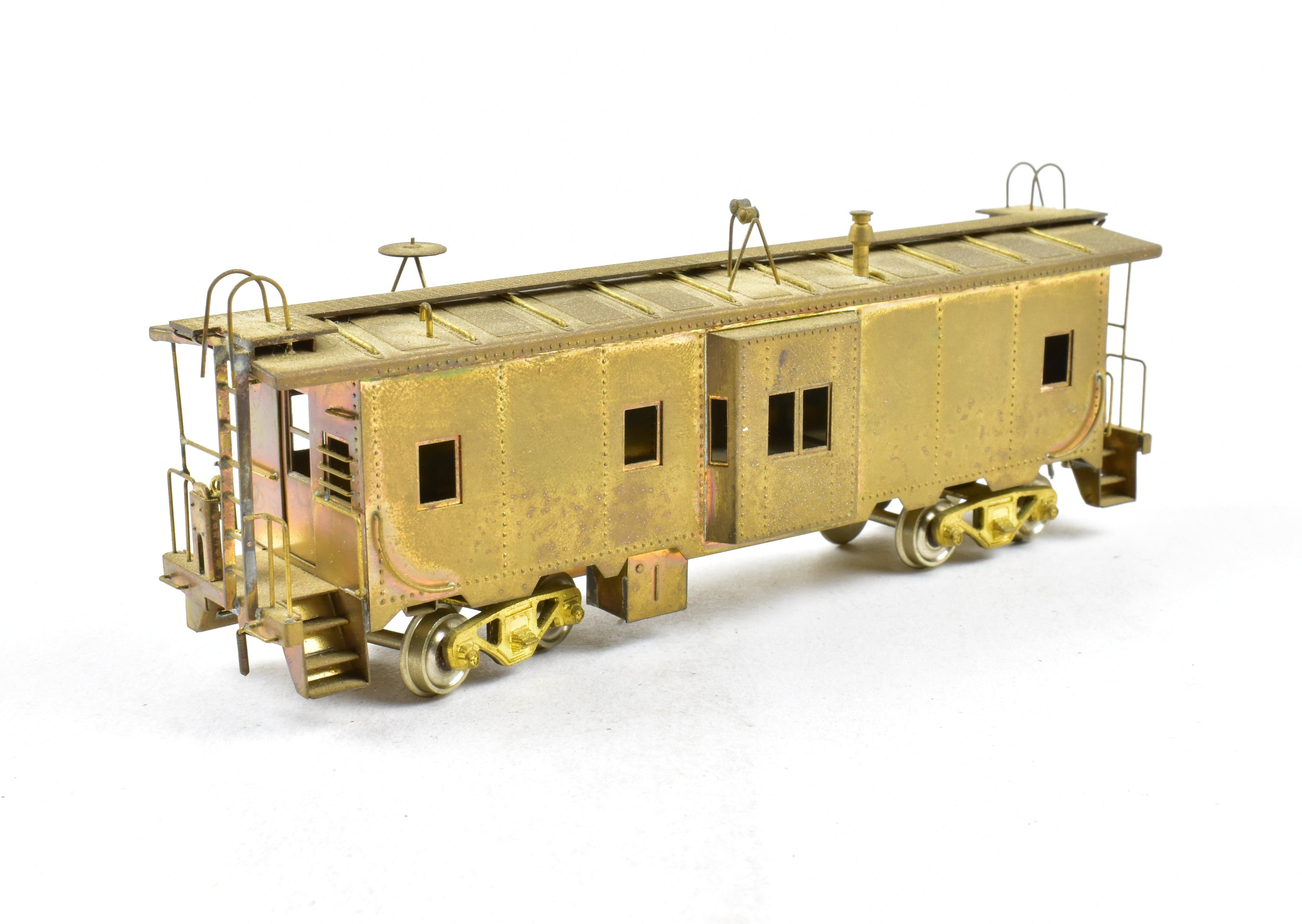 HO Scale Brass Balboa Southern Pacific Bay Window Caboose Model Train