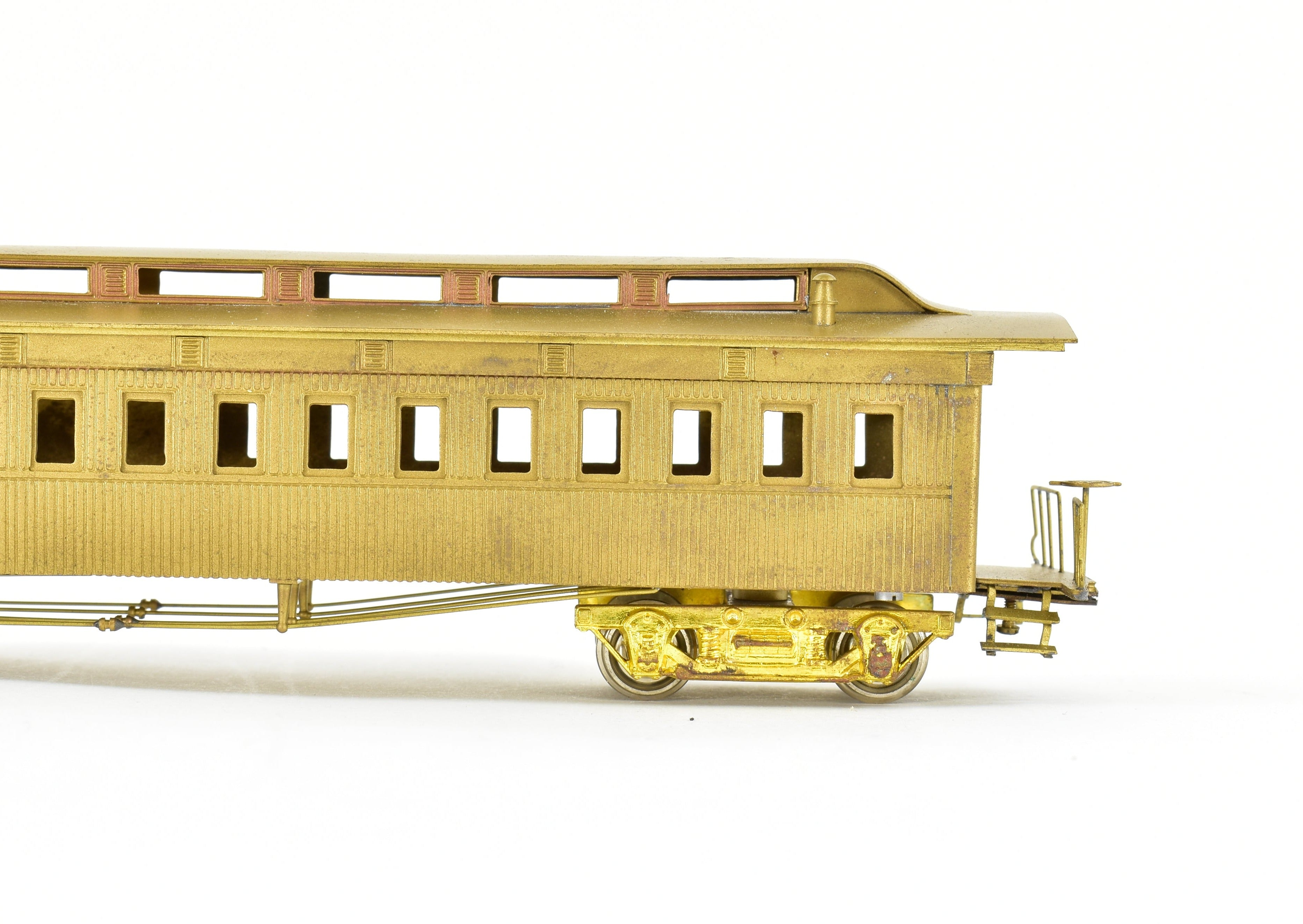 HO Scale Brass Gem Models Collectible Central Pacific Promontory Two - Car Set for Model Train Enthusiasts