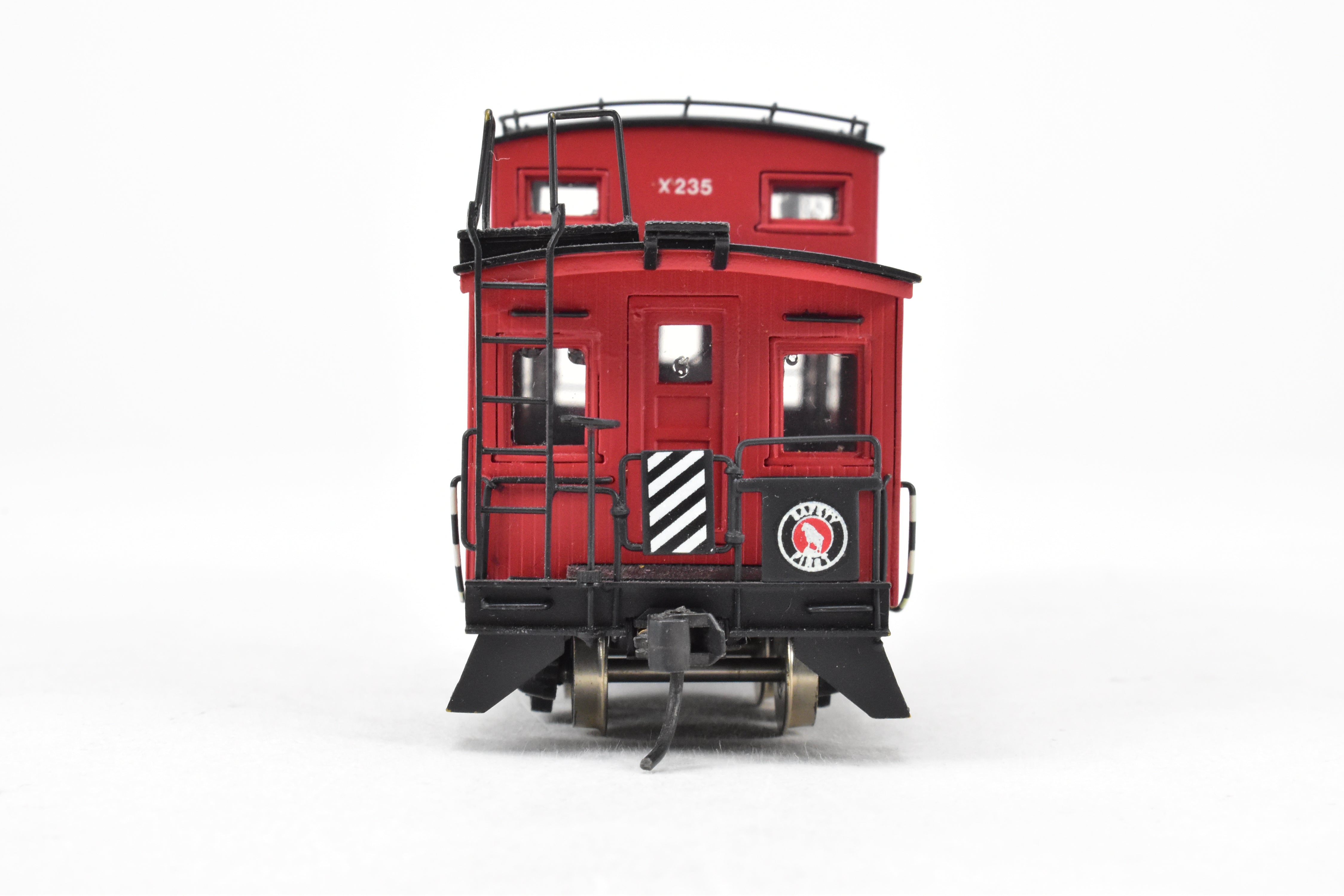 HO Brass OMI Great Northern 30' Plywood Sheath Caboose X235 by Overland Models