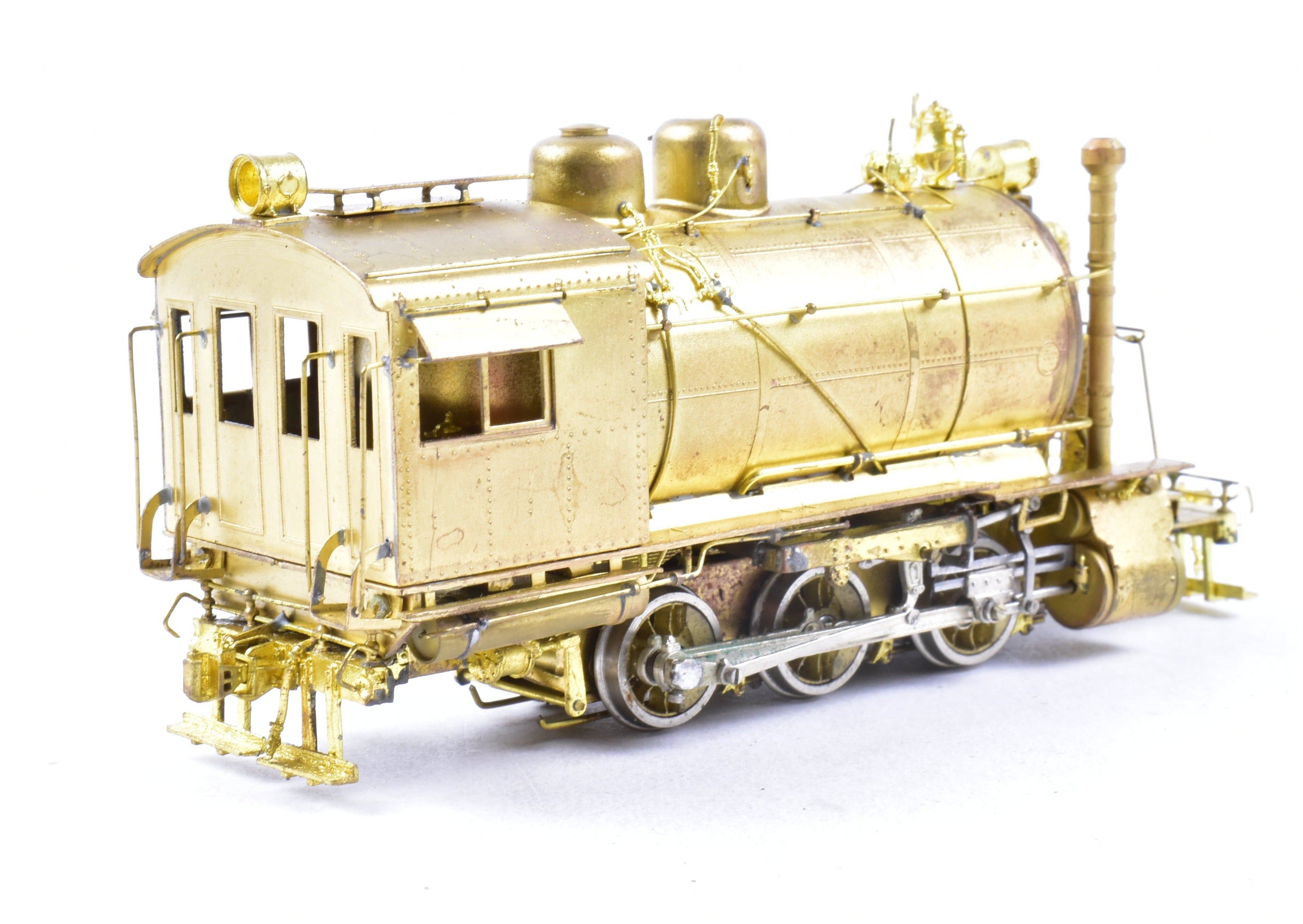 High - Quality HO Scale Brass Model of Westside Model Co.'s ATSF - Santa Fe 0 - 6 - 0T Fireless Cooker Locomotive, Numbered #2299
