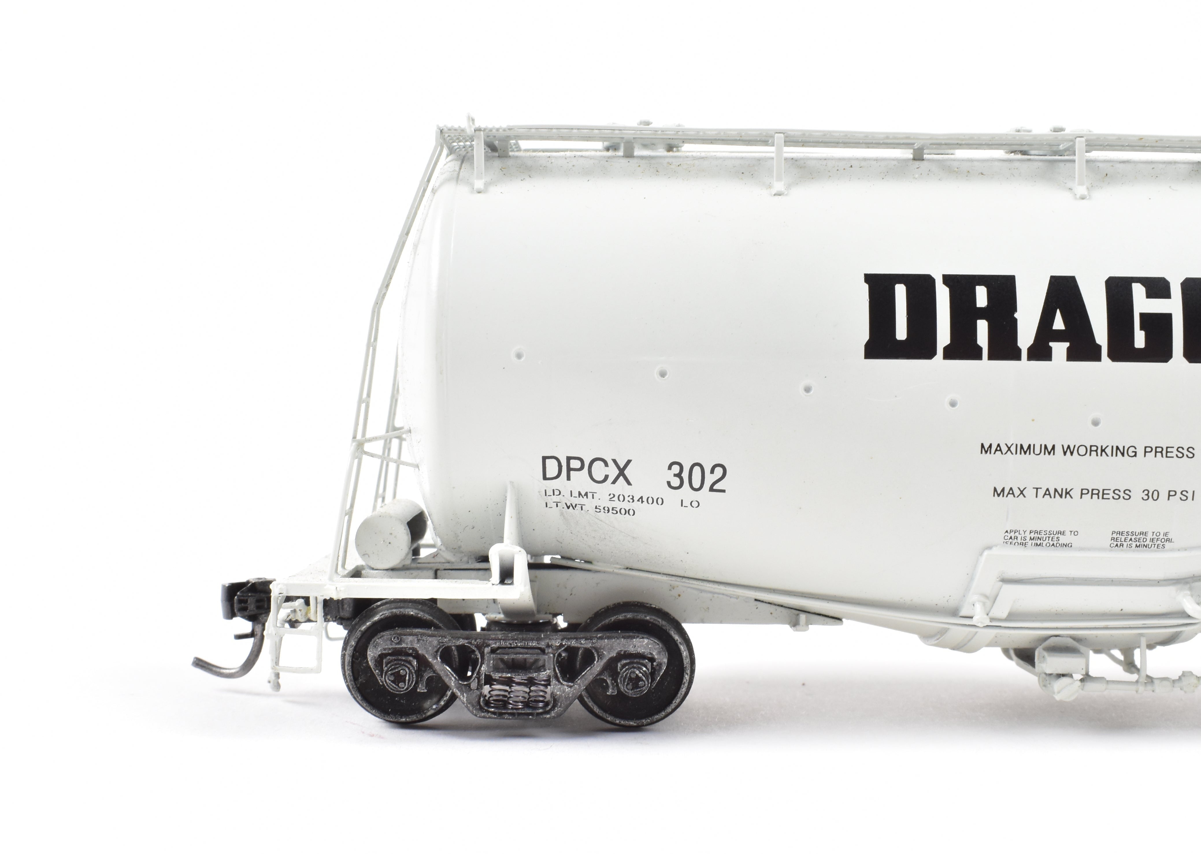 HO Scale Brass Construction Railway Classics GATX Pressure Slide Whale Belly Cement Hopper Model of Various Roads by FP Dragon Products DPCX 302