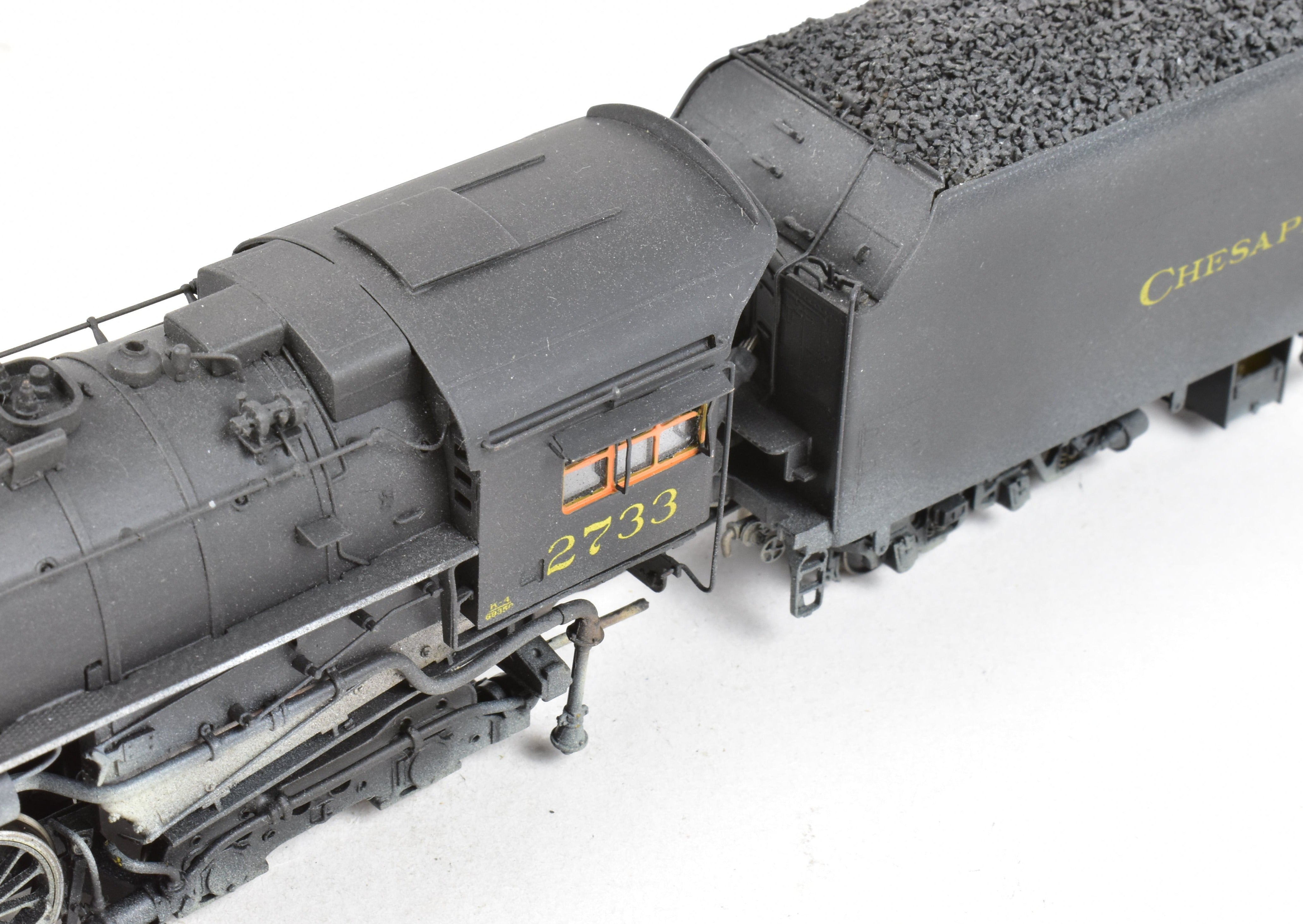 HO Brass Precision Scale Co. C&O K-4 Class 2-8-4 No. 2733 DCC Sound Model