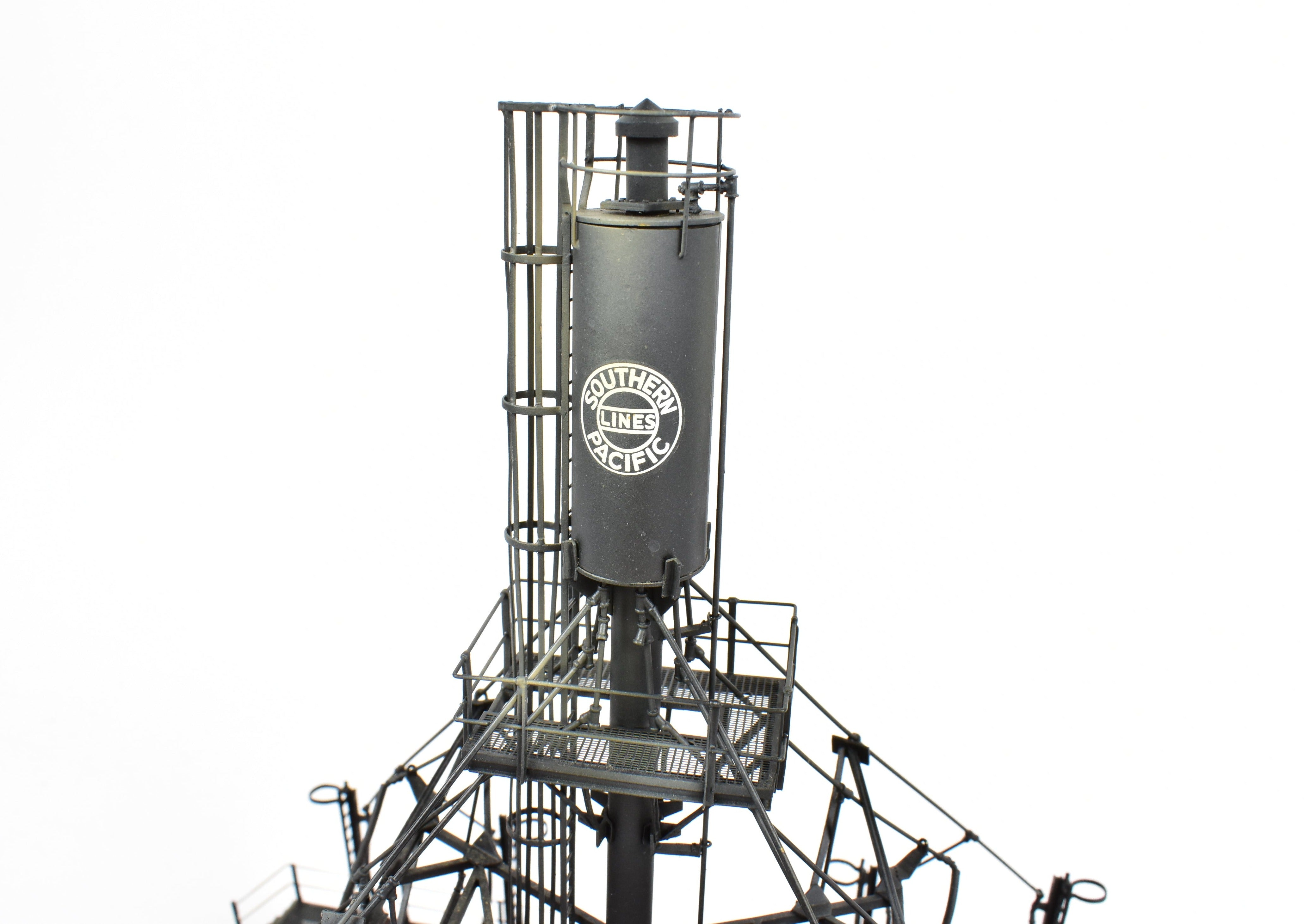 HO Scale Brass Sand Tower Model by Overland Models, Inc - Double 10 - Ton Sand Tower with Platforms for Southern Pacific and Various Railroads