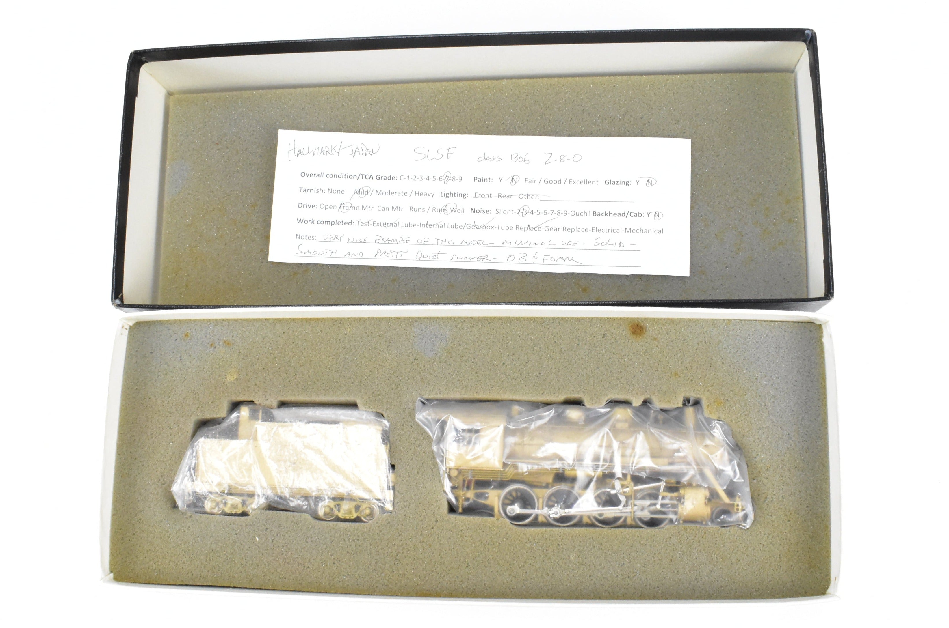 HO Scale Brass Hallmark Frisco Class 1306 2-8-0 Consolidation Model