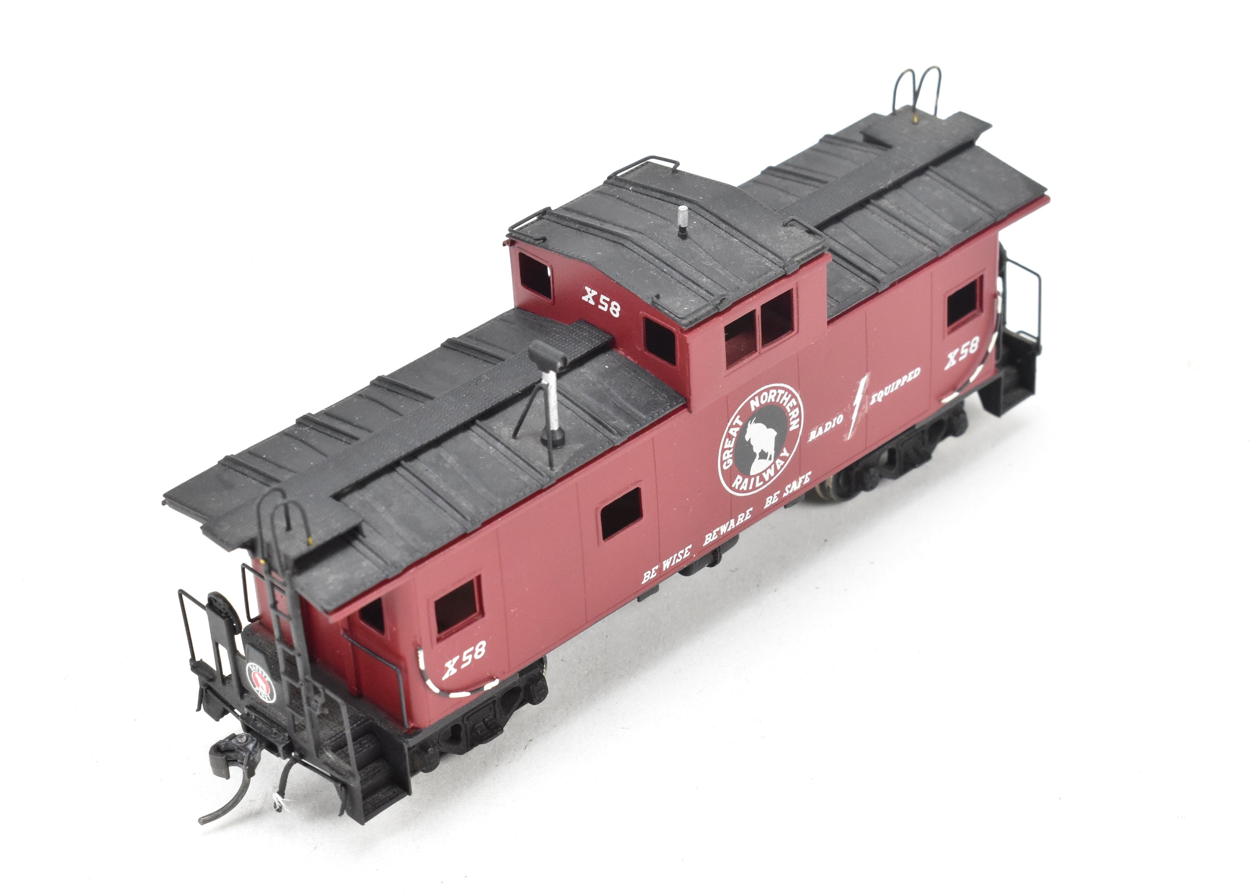 HO Scale Brass Model - Oriental Limited Great Northern Caboose X41 - 95, Custom - Painted C/P #X58