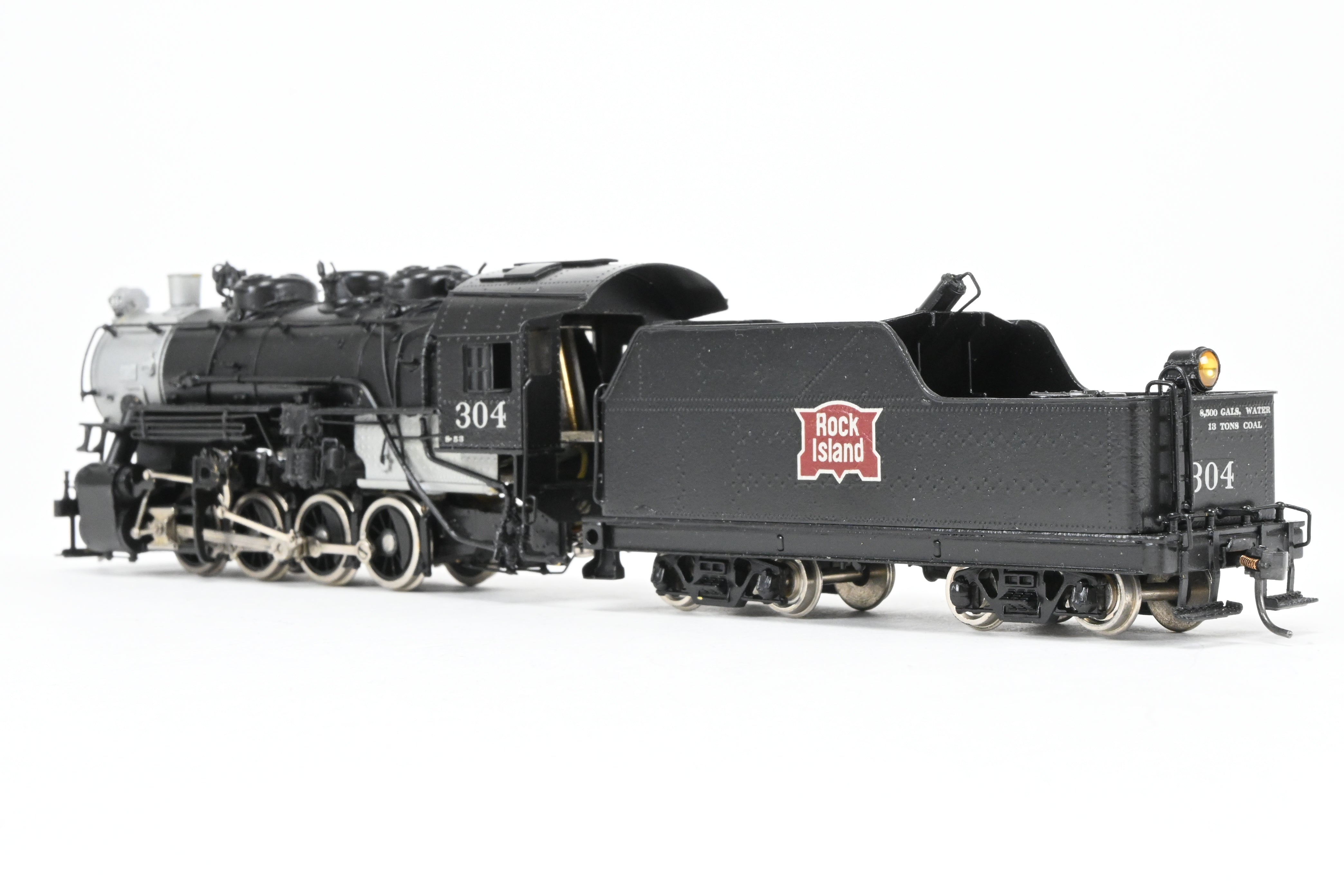 HO Scale Brass Alco Models Custom - Painted CRI&P - Rock Island USRA 0 - 8 - 0 Switcher Model Train
