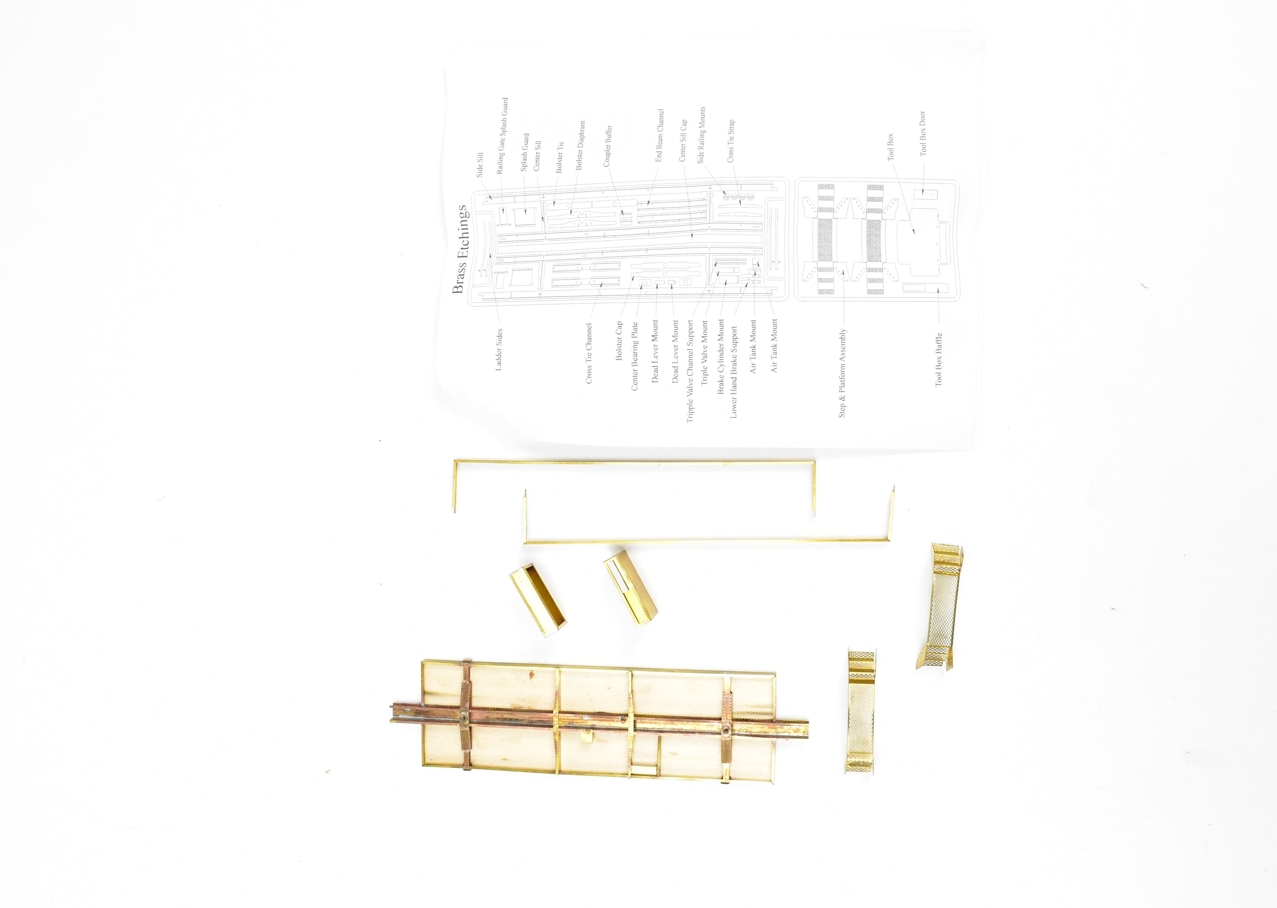 O Scale GN - Great Northern Tongue & Groove Siding Caboose Kit Partially Built by Mullet River