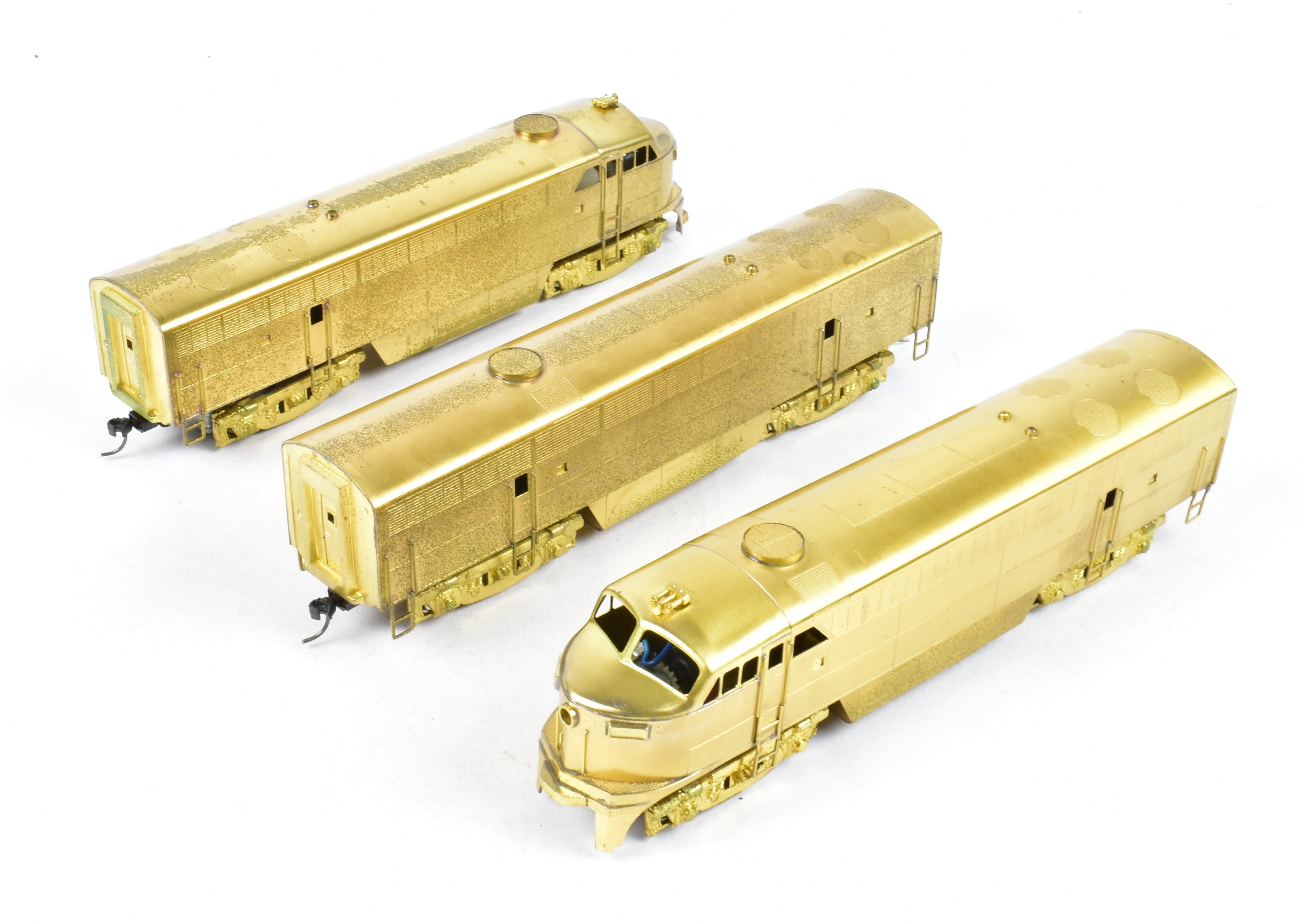 HO Scale Brass Red Ball Model Train Set - Various Roads, Fairbanks Morse CFA - 16 - 4 A - B - A C - Liner 3 - Unit Set for Model Train Enthusiasts