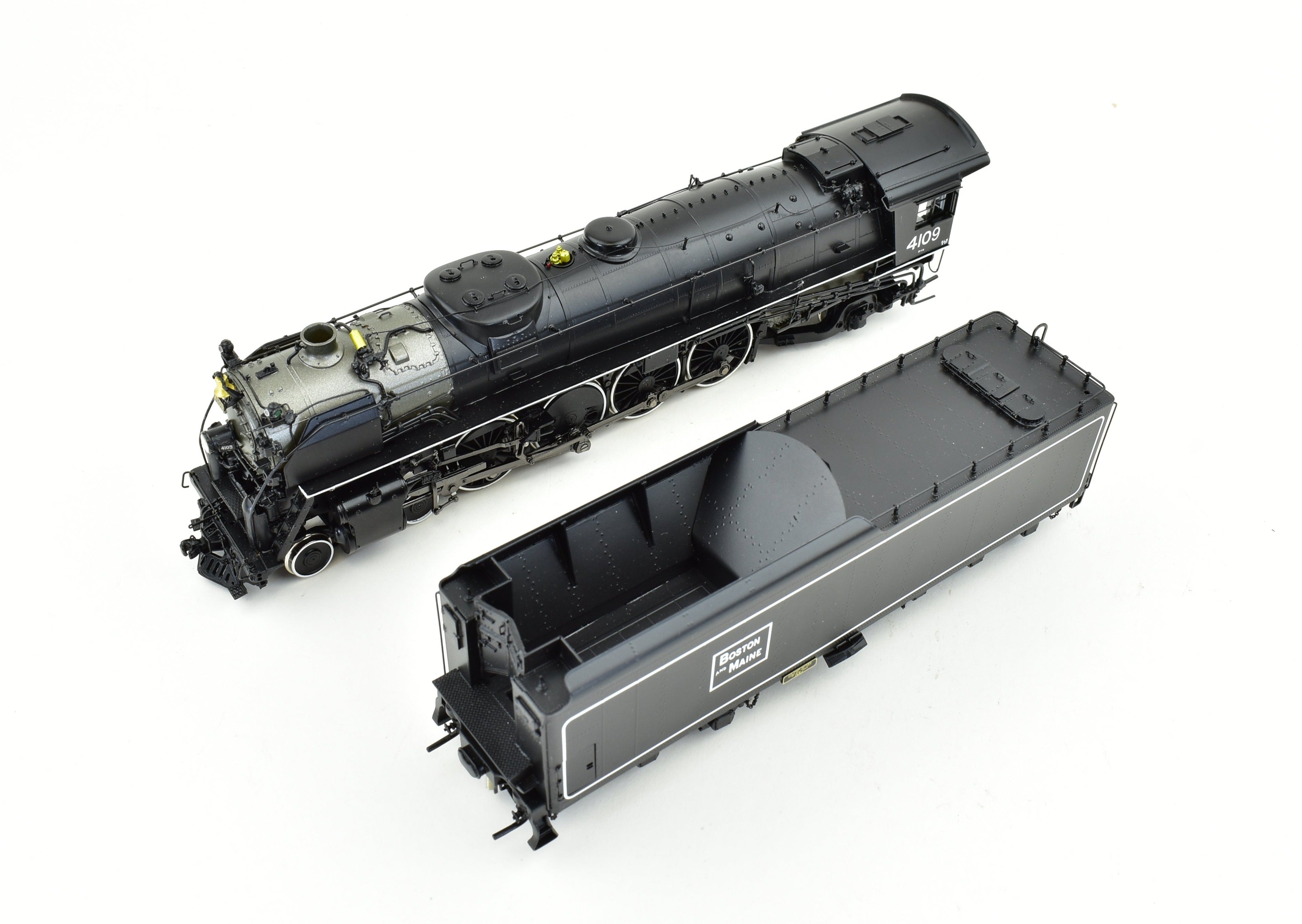 HO Scale Brass Precision Steam Locomotive - Precision Scale Co. B&M - Boston & Maine R - 1b 4 - 8 - 2 FP Model