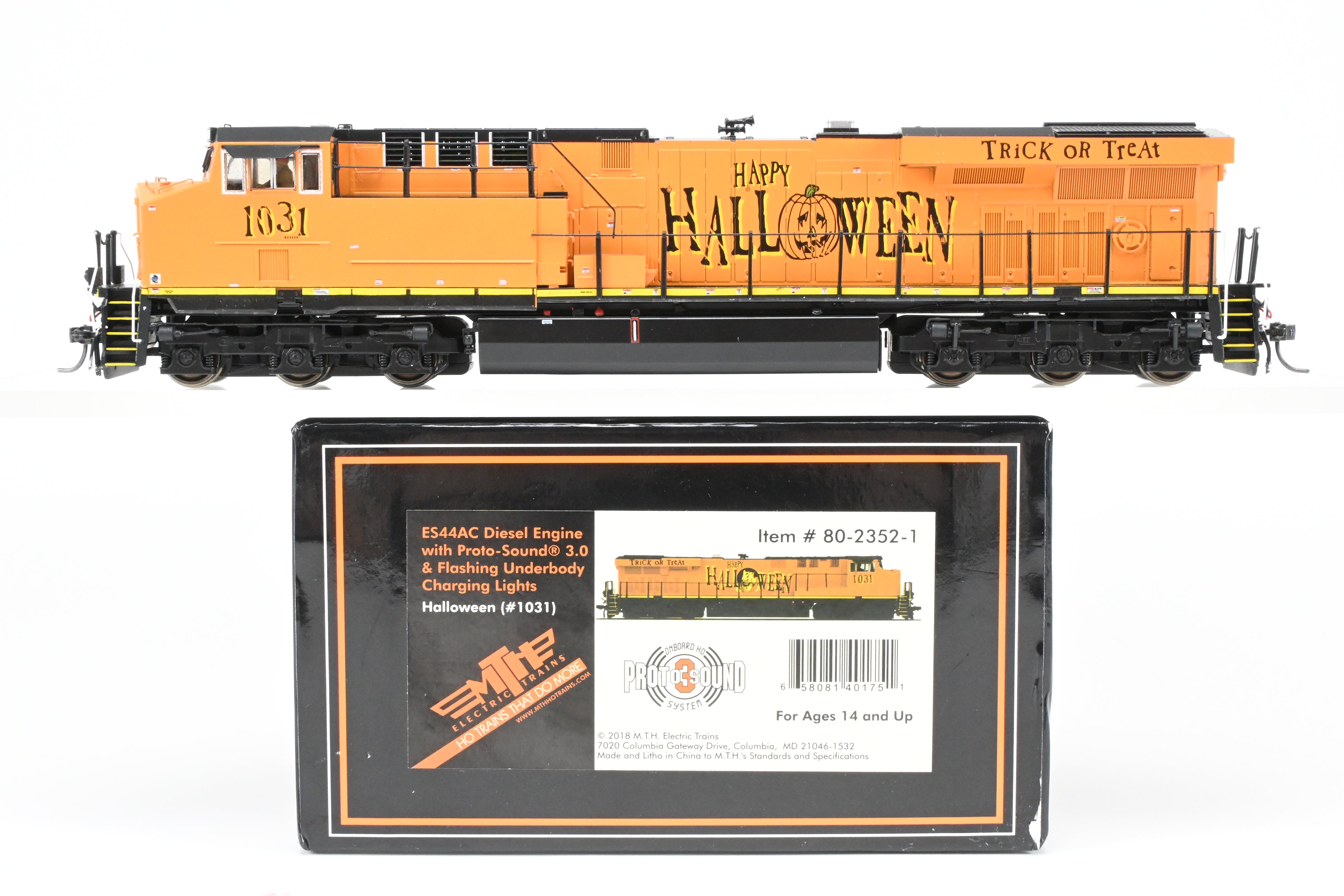 MTH Mike's Train House Halloween ES44AC 1031 with Proto-Sound 3.0/DCC