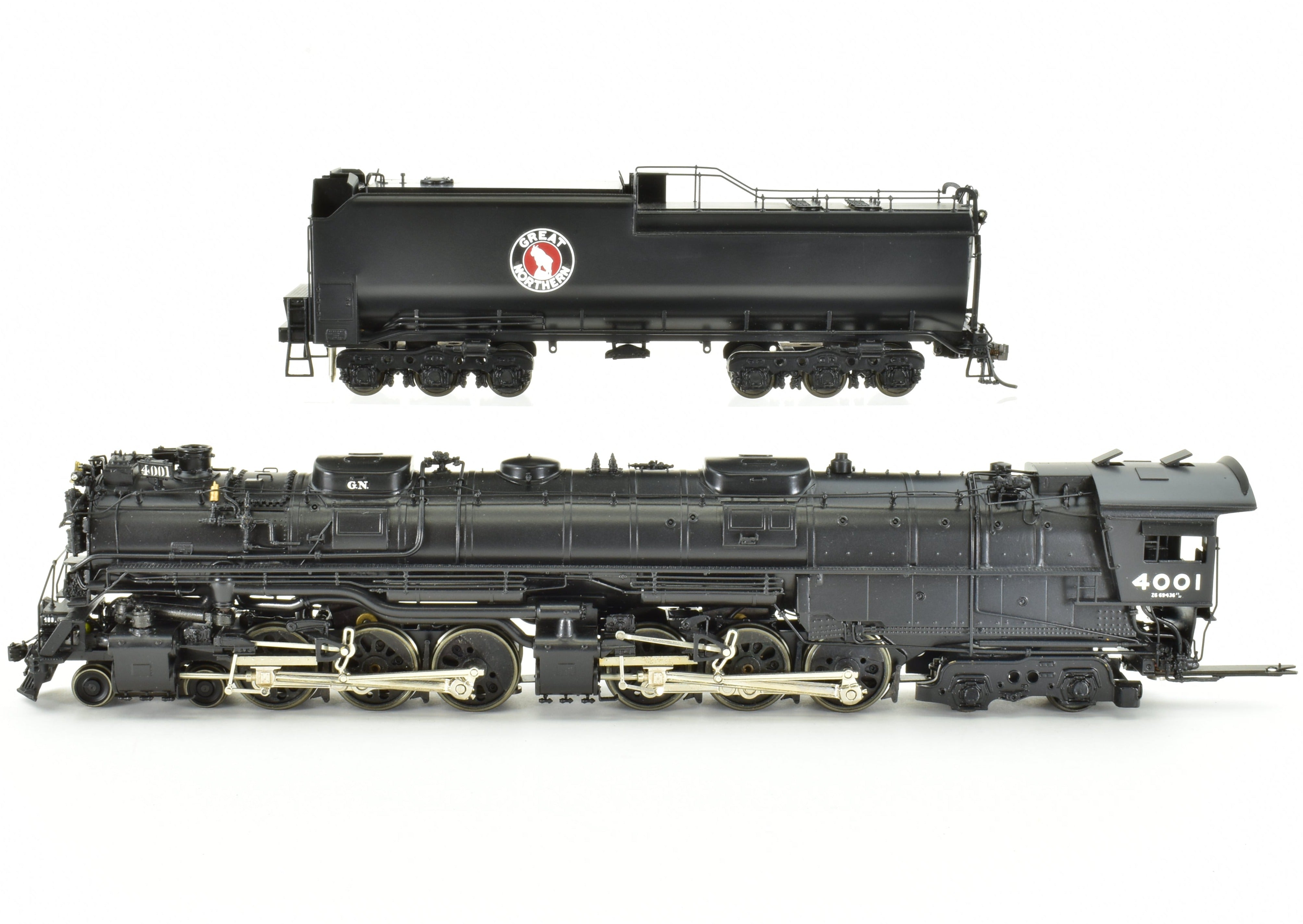 HO Scale Brass Model Train - PFM Tenshodo Great Northern Class Z - 6 4 - 6 - 6 - 4 Steam Locomotive with PFM Sound from 1995 Run