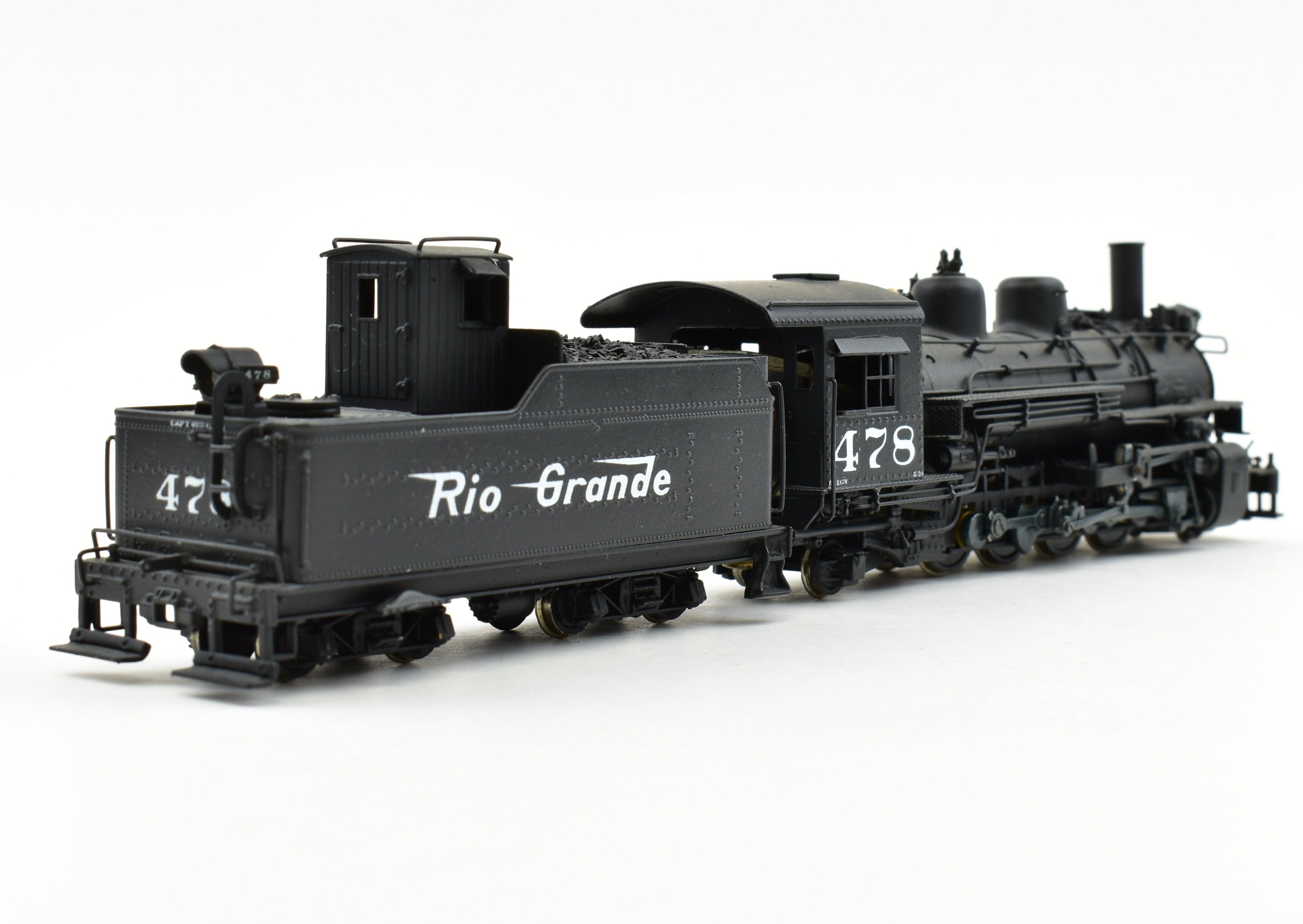 HOn3 Brass PFM - United D&RGW Denver & Rio Grande Western K - 28 2 - 8 - 2 Custom - Painted Locomotive #478