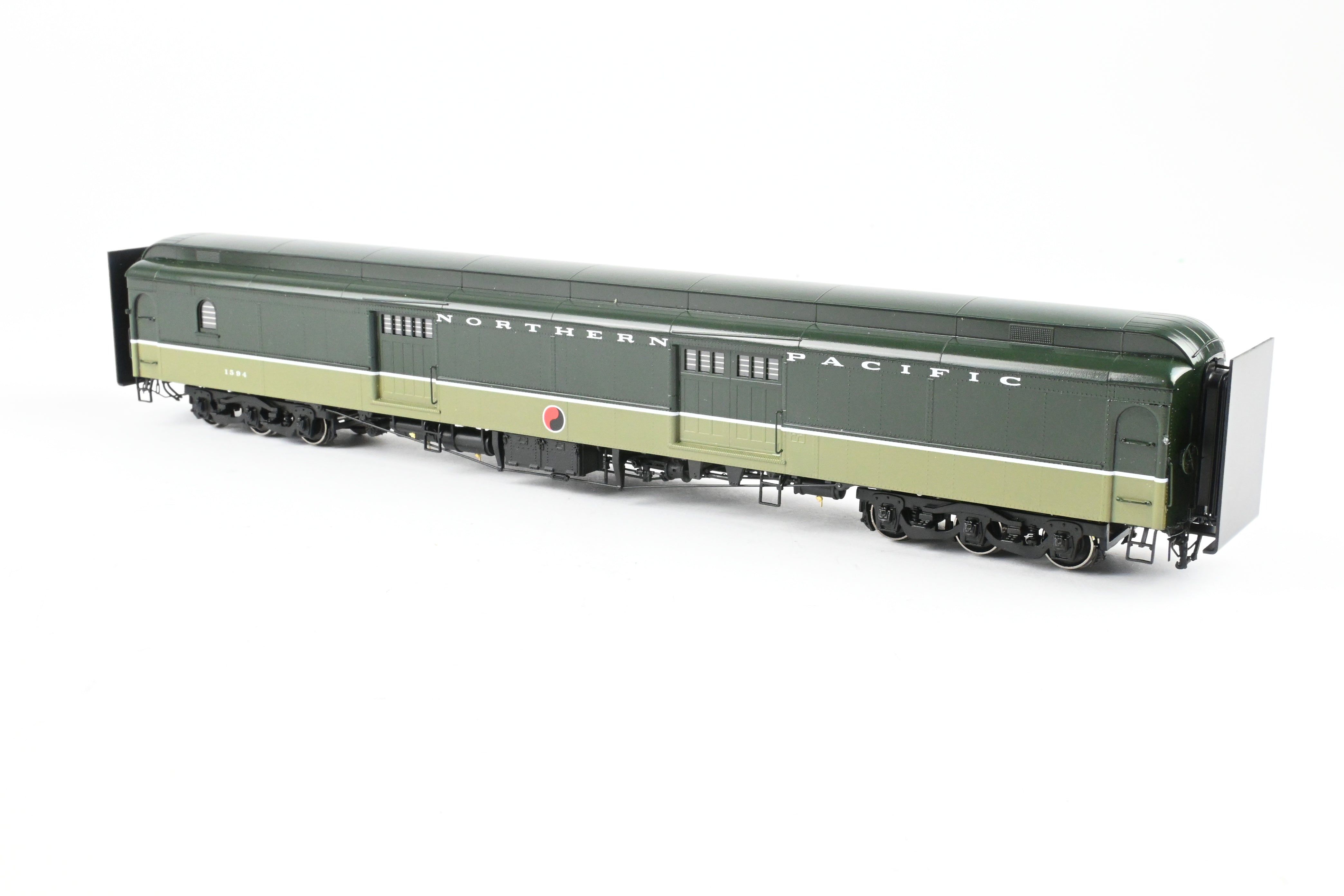 HO Brass W&R Enterprises Northern Pacific Truss Rod Baggage Car No. 1594 Factory Painted