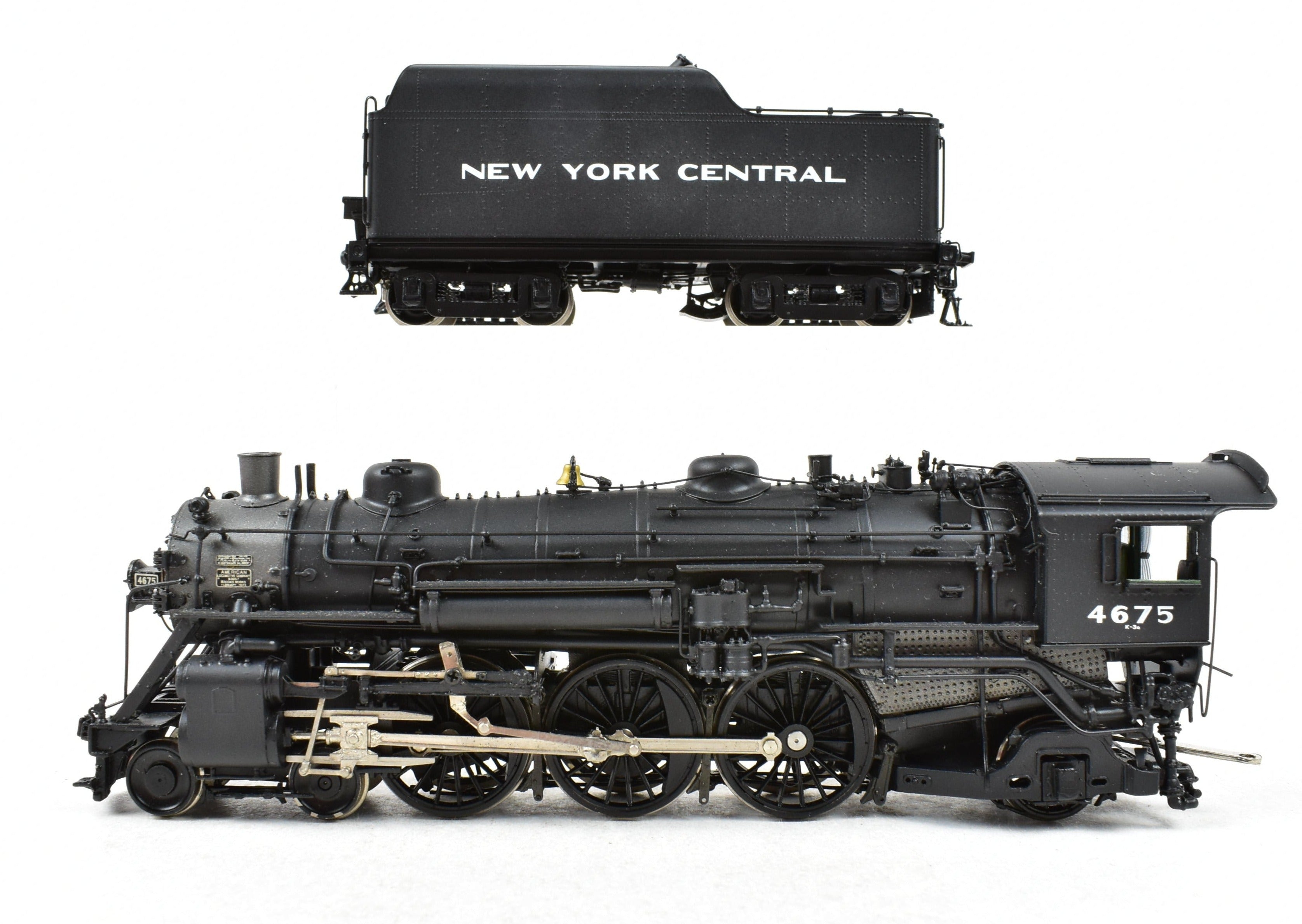 HO Brass Key Imports NYC - Factory Painted New York Central K - 3q 4 - 6 - 2 Pacific No. 4675