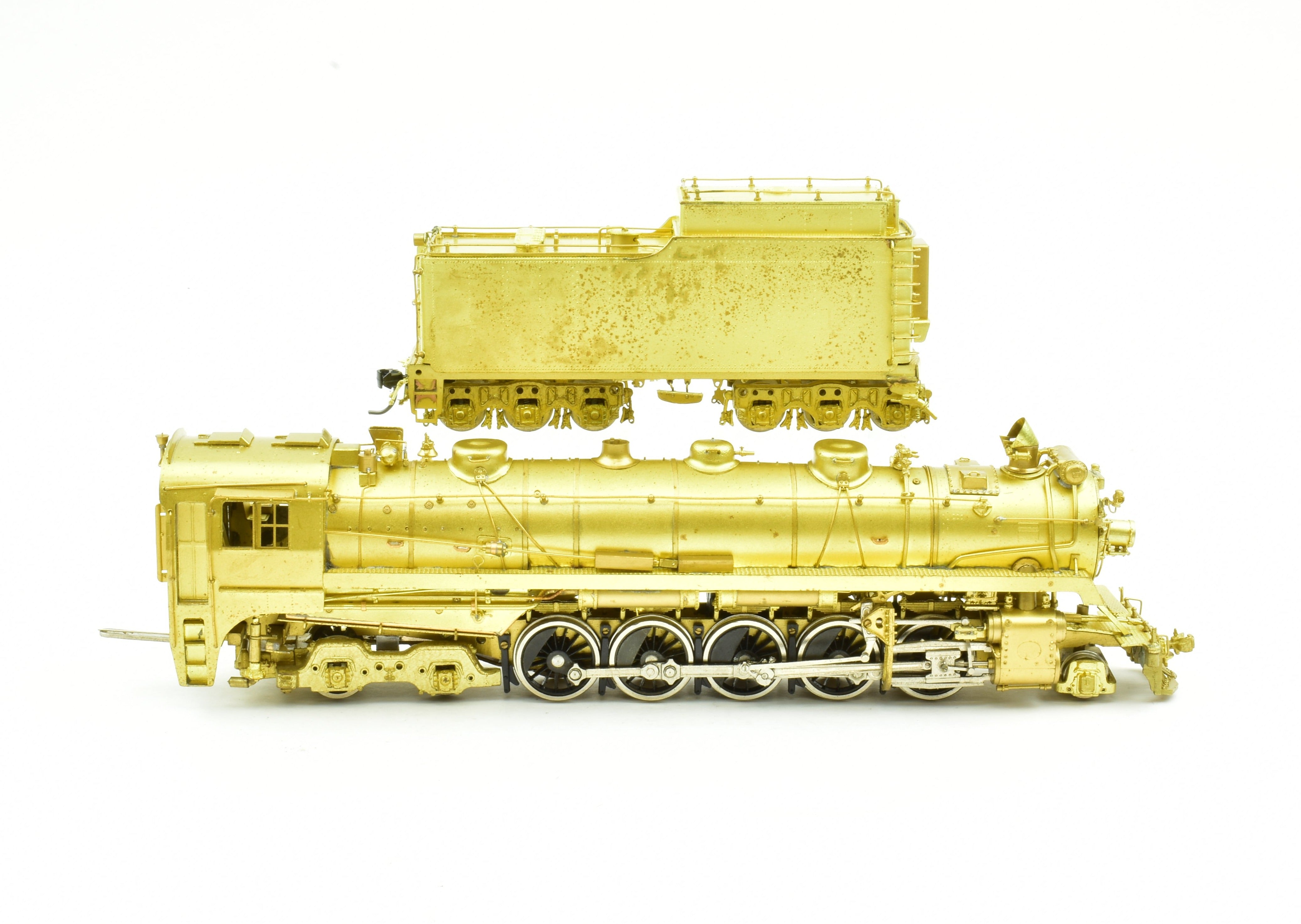 HO Scale Brass Model Train - Van Hobbies CPR Canadian Pacific Railway T-1a 2-10-4 Selkirk Locomotive