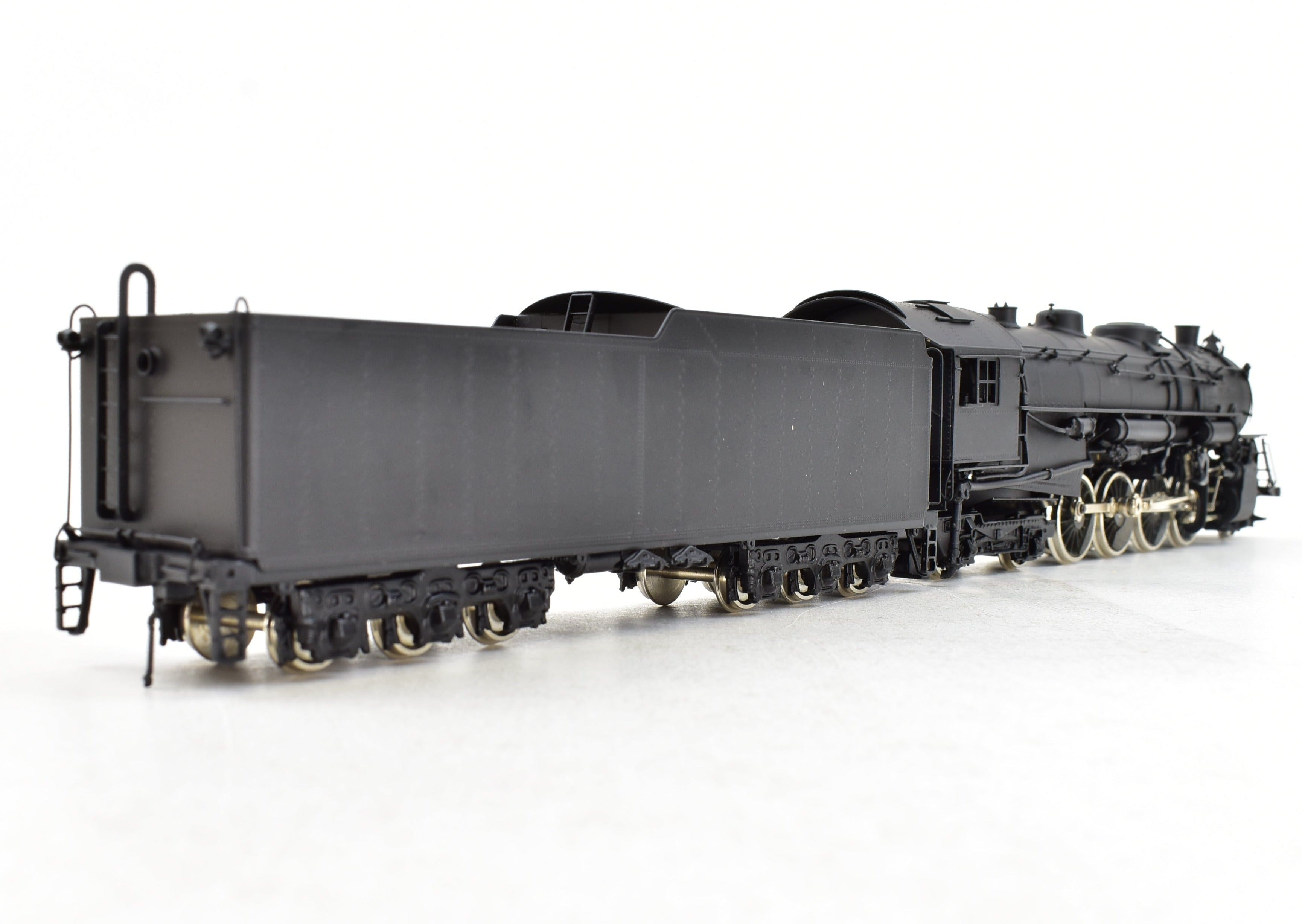 HO Scale Brass Model Train - Oriental Limited Erie Railroad S - 3 2 - 8 - 4 Locomotive with Spoked Drivers and FP Features