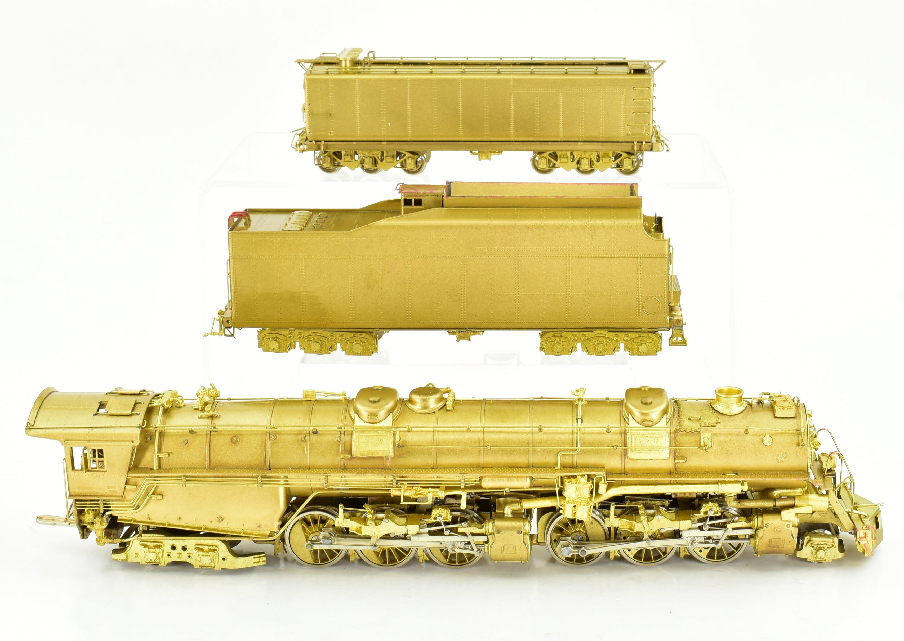 HO Scale Brass Model Train Key Imports Norfolk & Western Class A 2-6-6-4 Steam Locomotive with Auxiliary Water Car