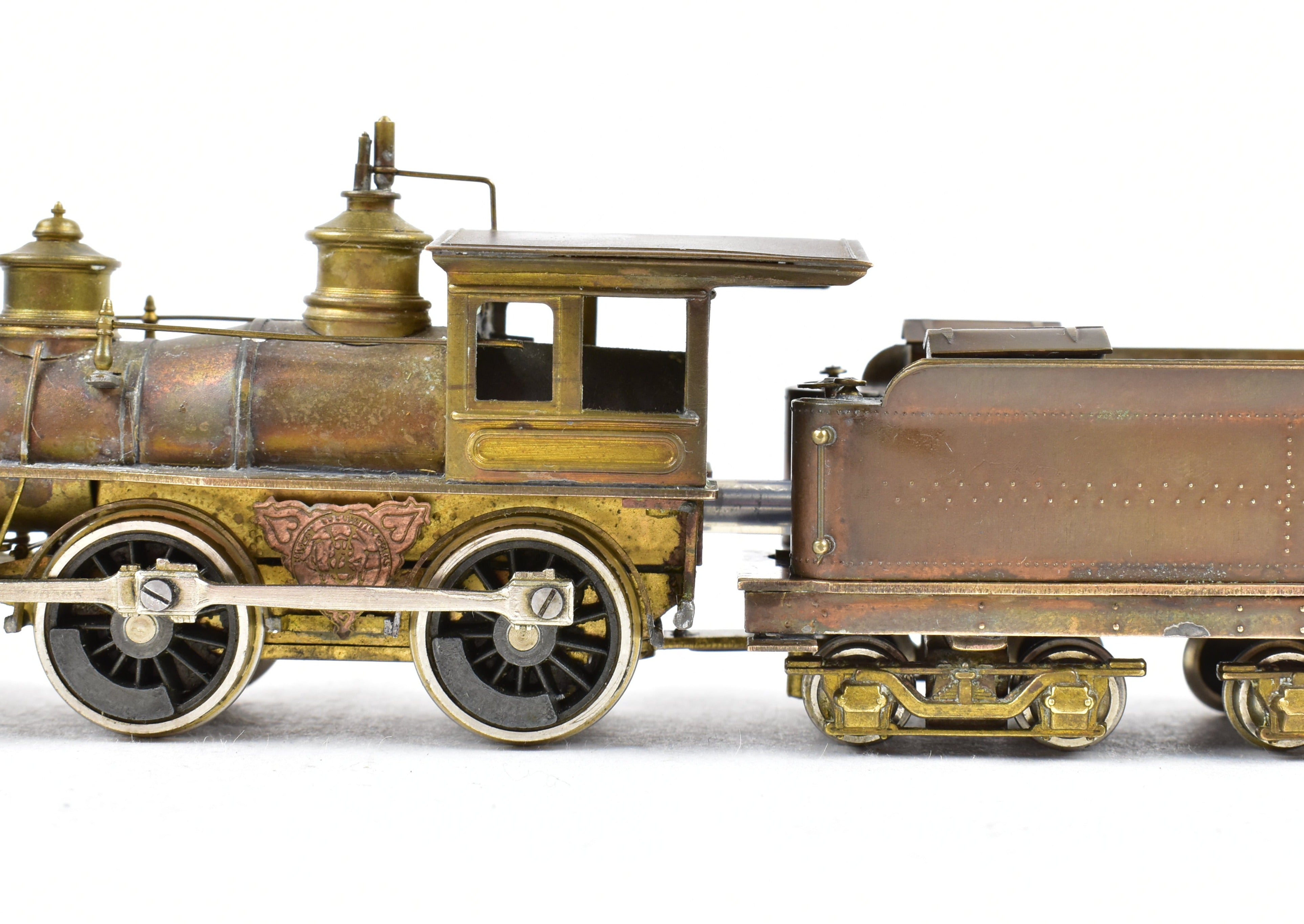 HO Scale Brass PFM - United Virginia & Truckee 4-4-0 Steam Locomotive Reno No. 11 Model Train