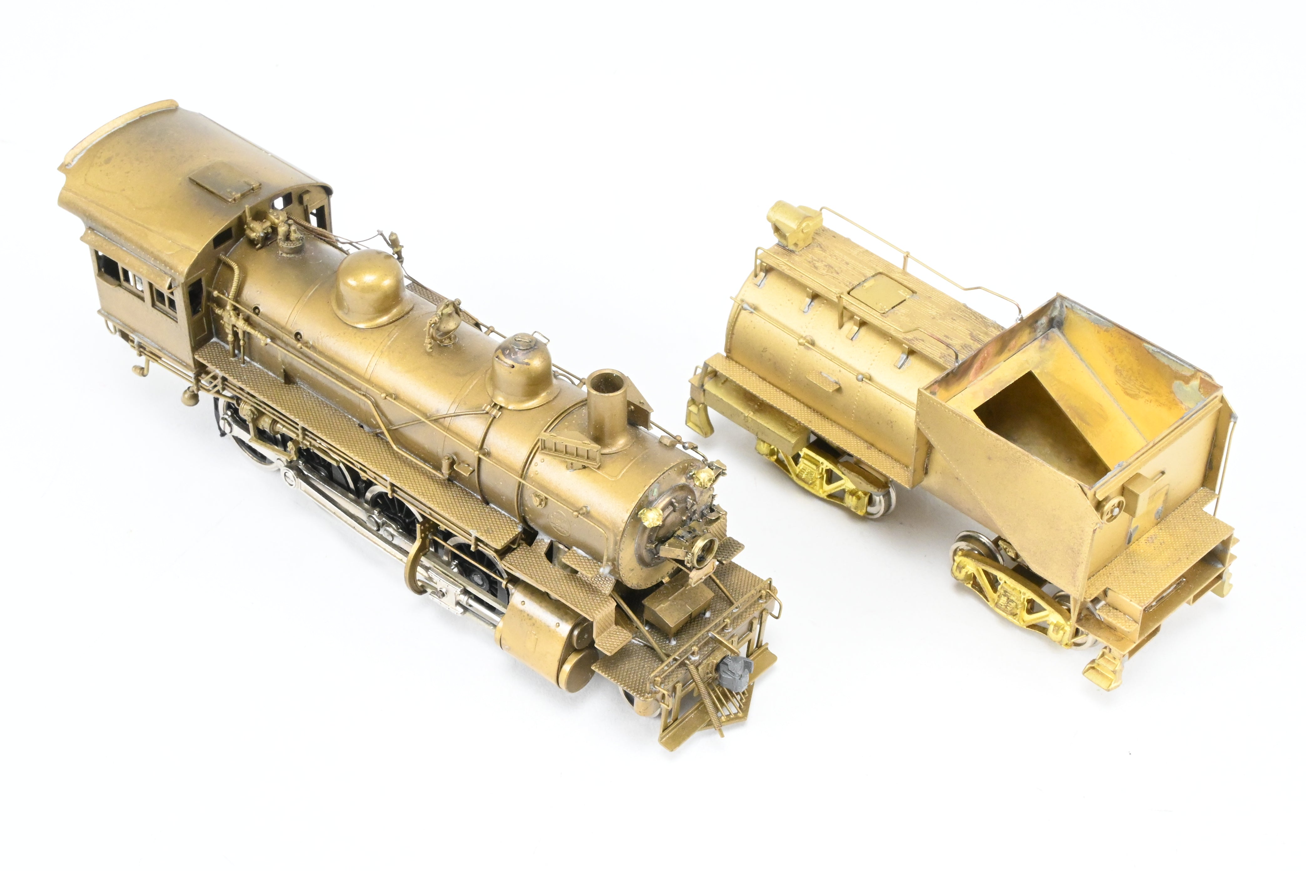 HO Scale Brass PFM United UP Union Pacific 2-8-0 Model with Aftermarket Tender