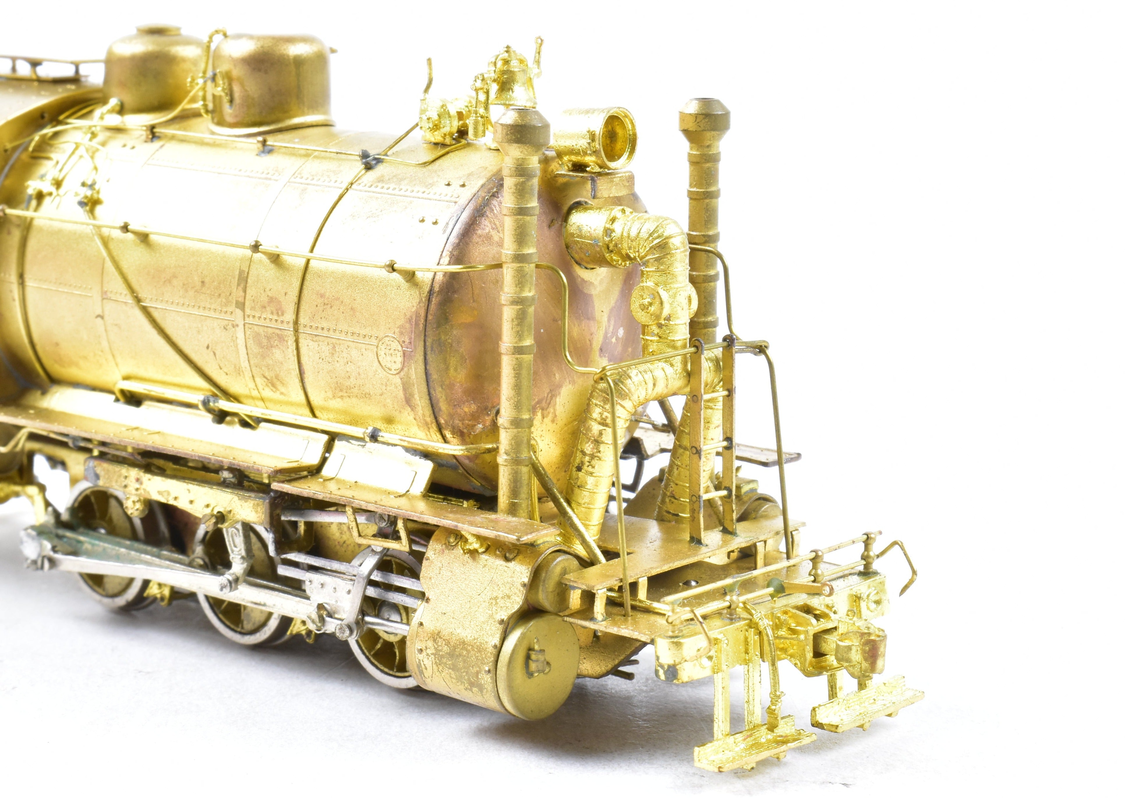 High - Quality HO Scale Brass Model of Westside Model Co.'s ATSF - Santa Fe 0 - 6 - 0T Fireless Cooker Locomotive, Numbered #2299