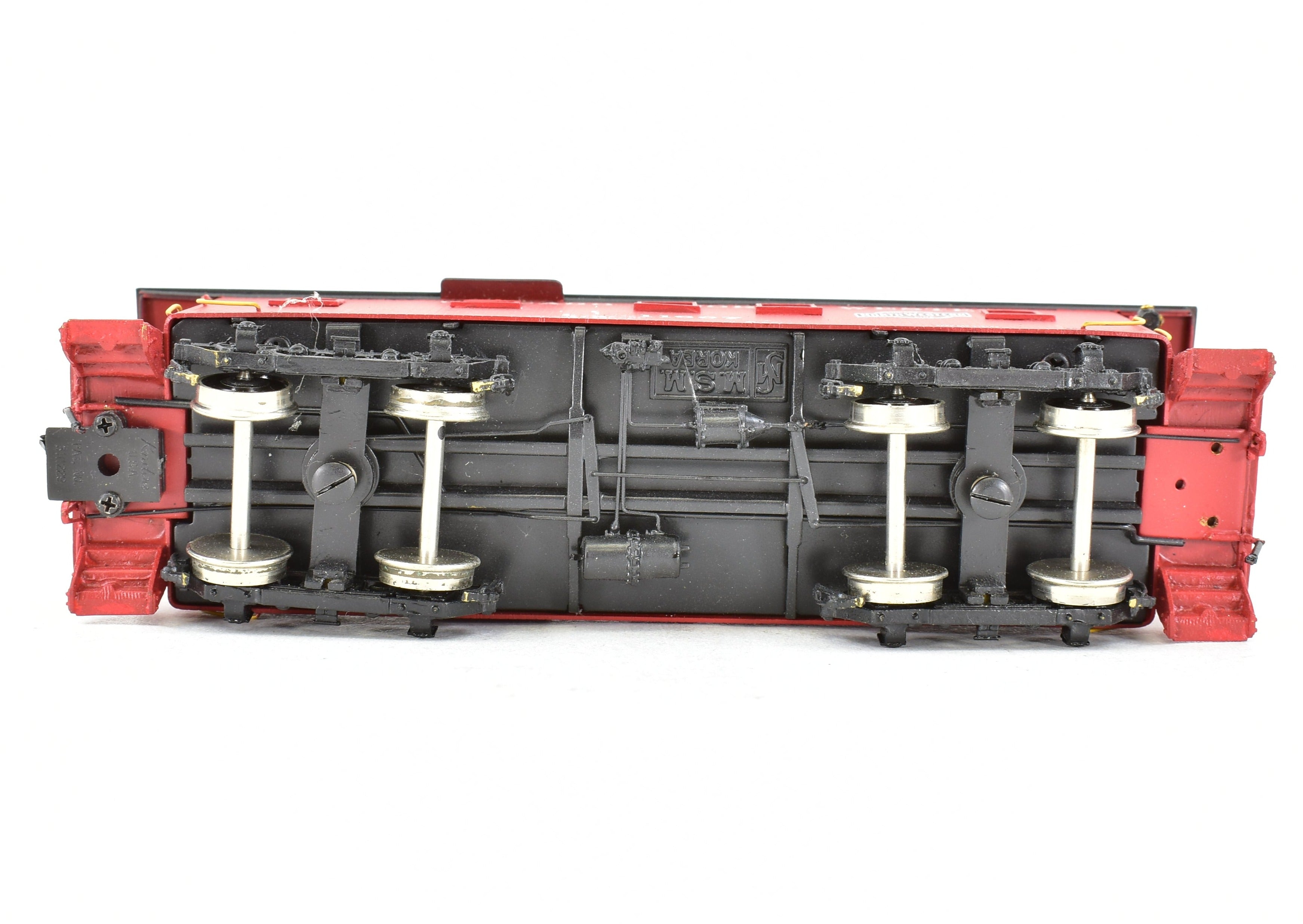 HO Scale Brass Chicago & North Western (C&NW) Wood Caboose with Number Board Version CP by Overland Models, Inc. (OMI)