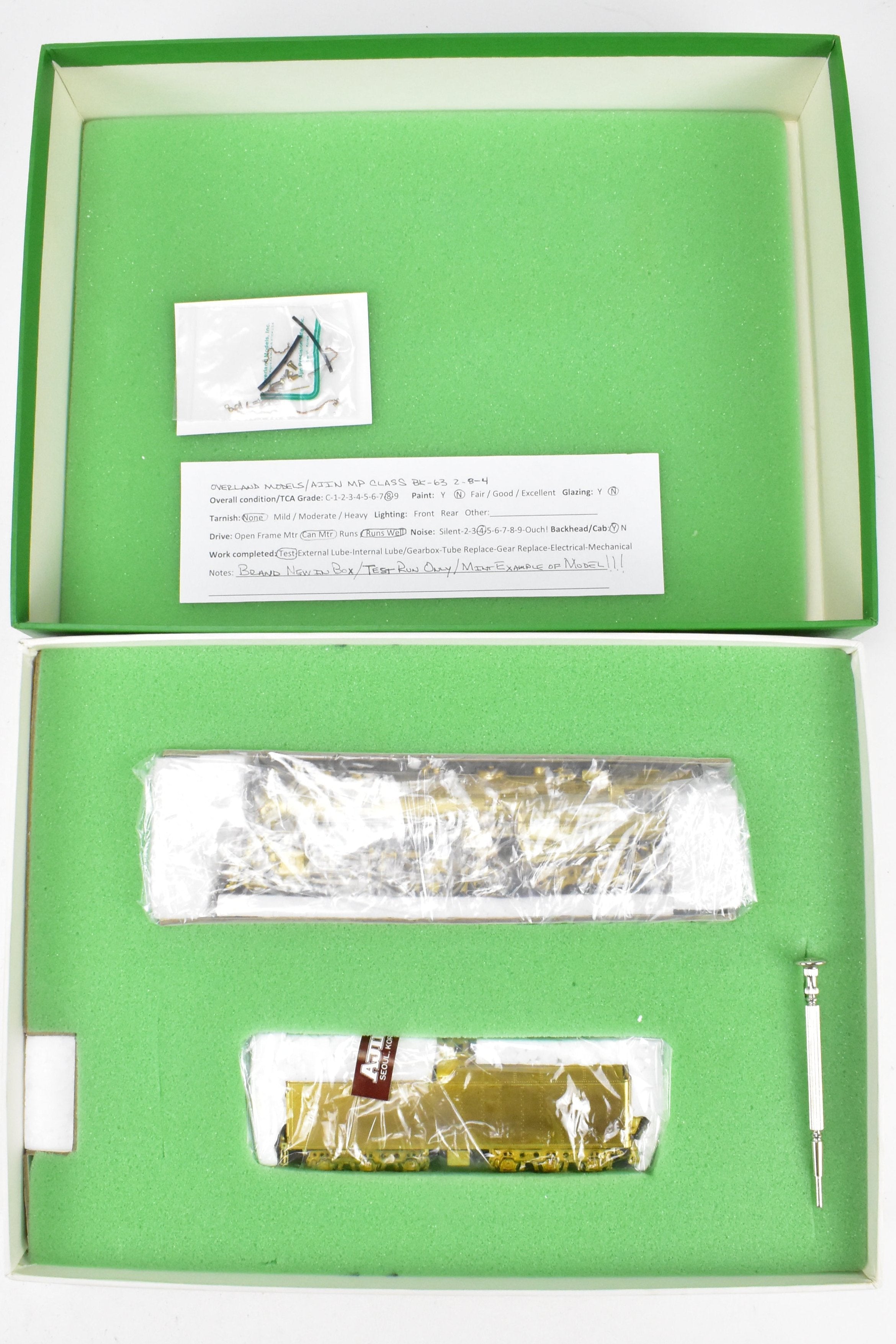 HO Scale Brass Model Train by Overland Models, Inc. - Missouri Pacific BK - 63 2 - 8 - 4 Locomotives with Road Numbers from 1901 to 1925