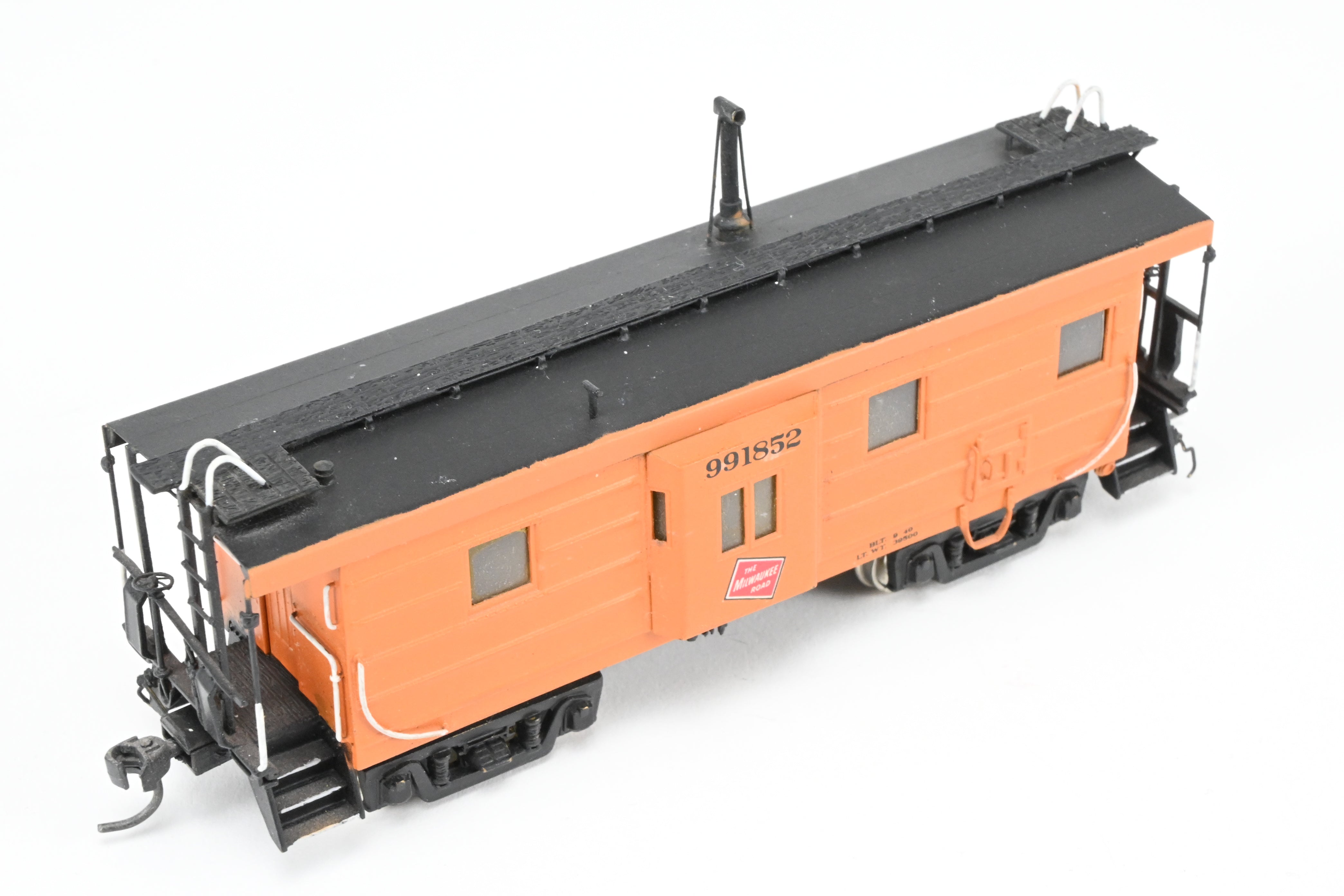 HO Brass OMI MILW Milwaukee Road Bay Window Caboose CP No. 991852, 1984 Run