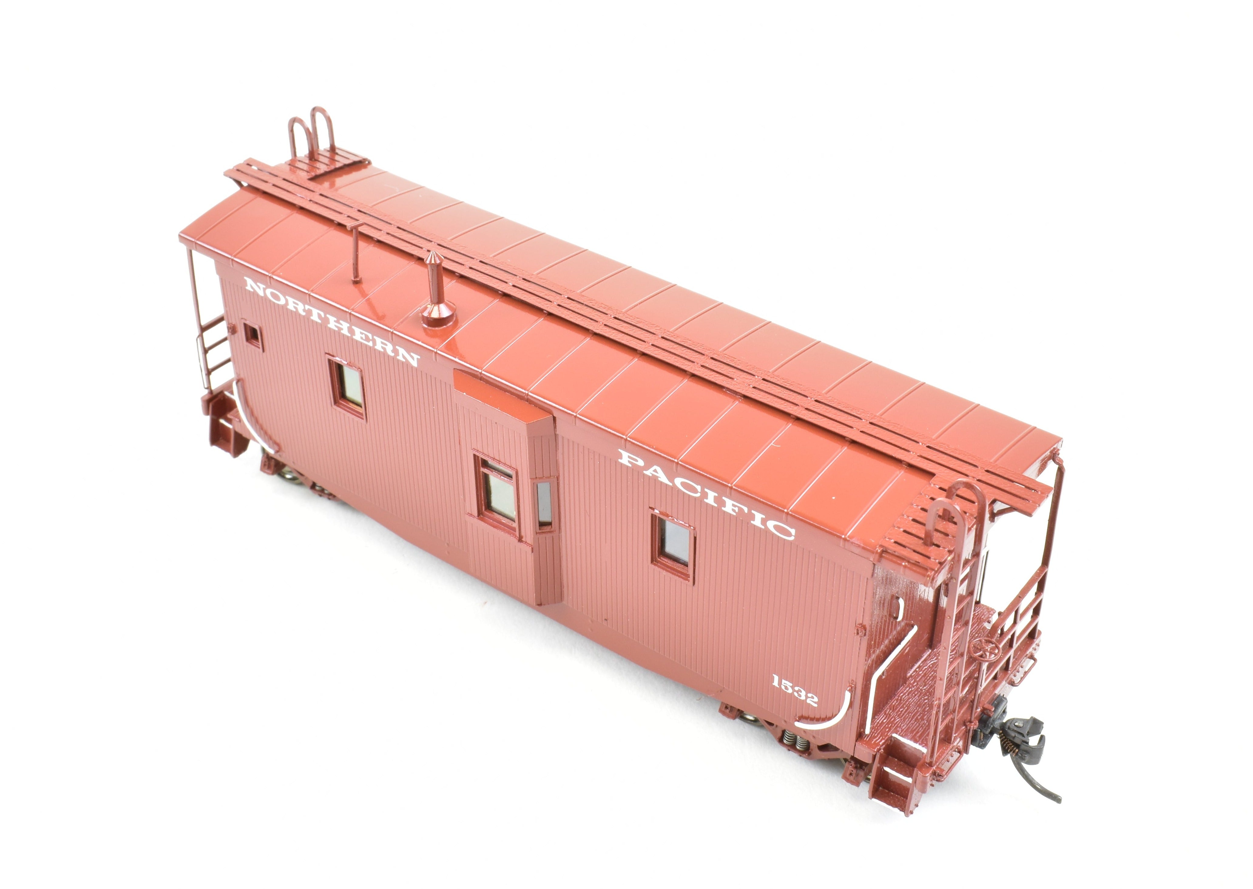 HO Brass OMI NP Northern Pacific Wood Bay Window Caboose Model No. 1532
