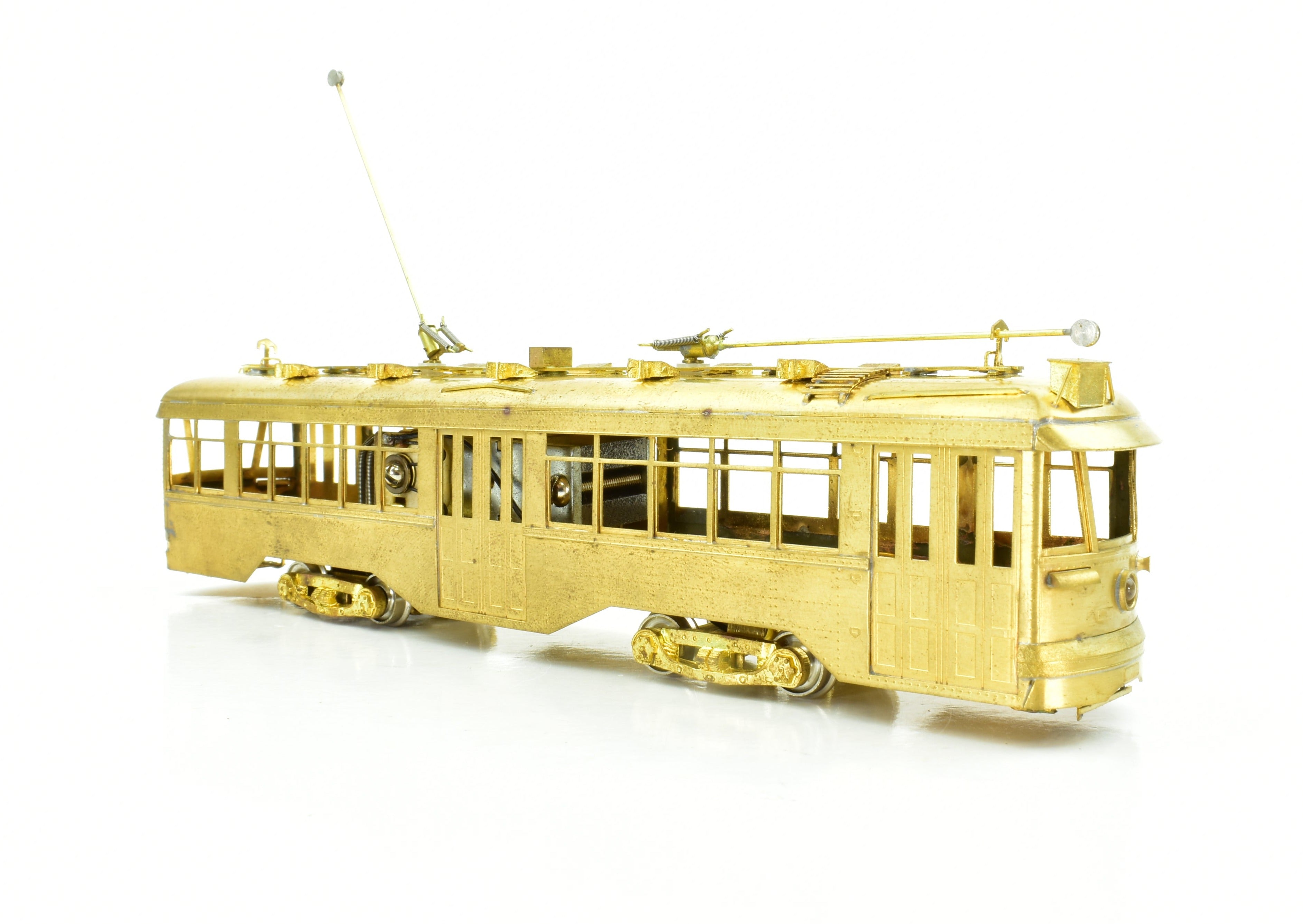 High - Quality HO Scale Brass Los Angeles Railway Type M - 1 Streetcar by S. Soho & Co. LARY