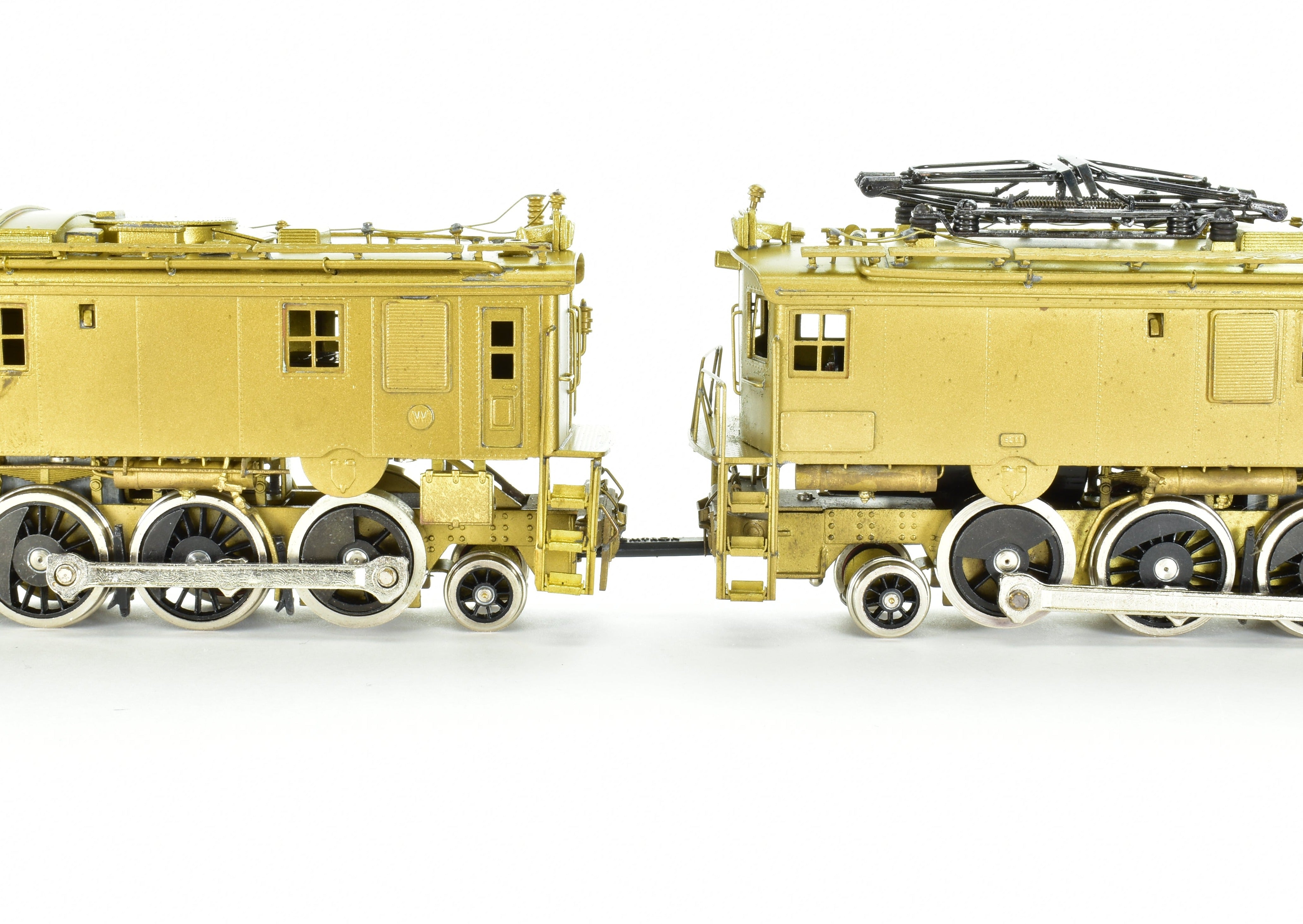 High - Quality HO Scale Brass Alco Models Virginian EL - 3a Jackshaft 3 - Unit Electric Locomotive Model for Train Enthusiasts