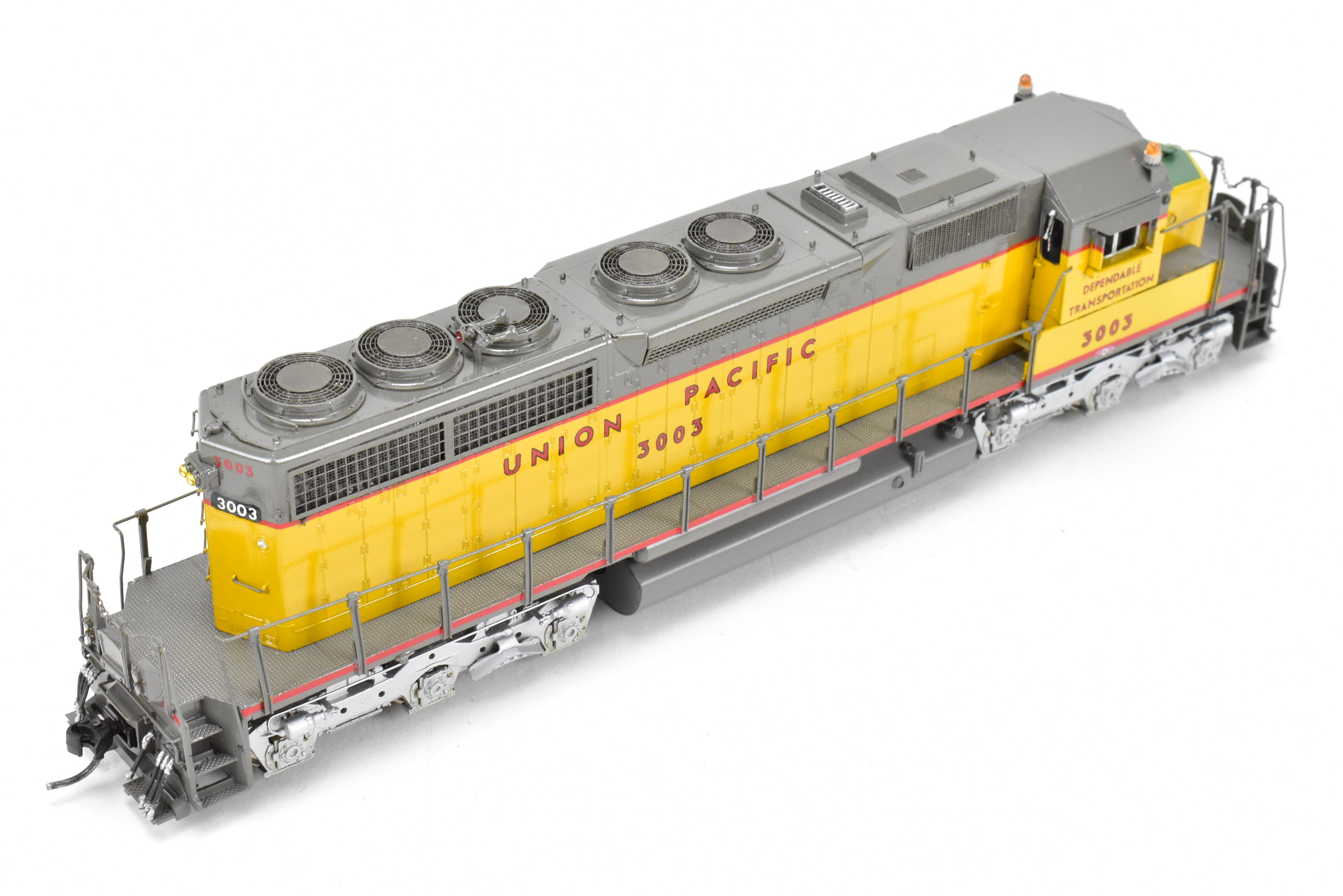 HO Scale Brass Model Train by Overland Models Inc. - Union Pacific EMD SD40 Low Nose Locomotive C/P No. 3003