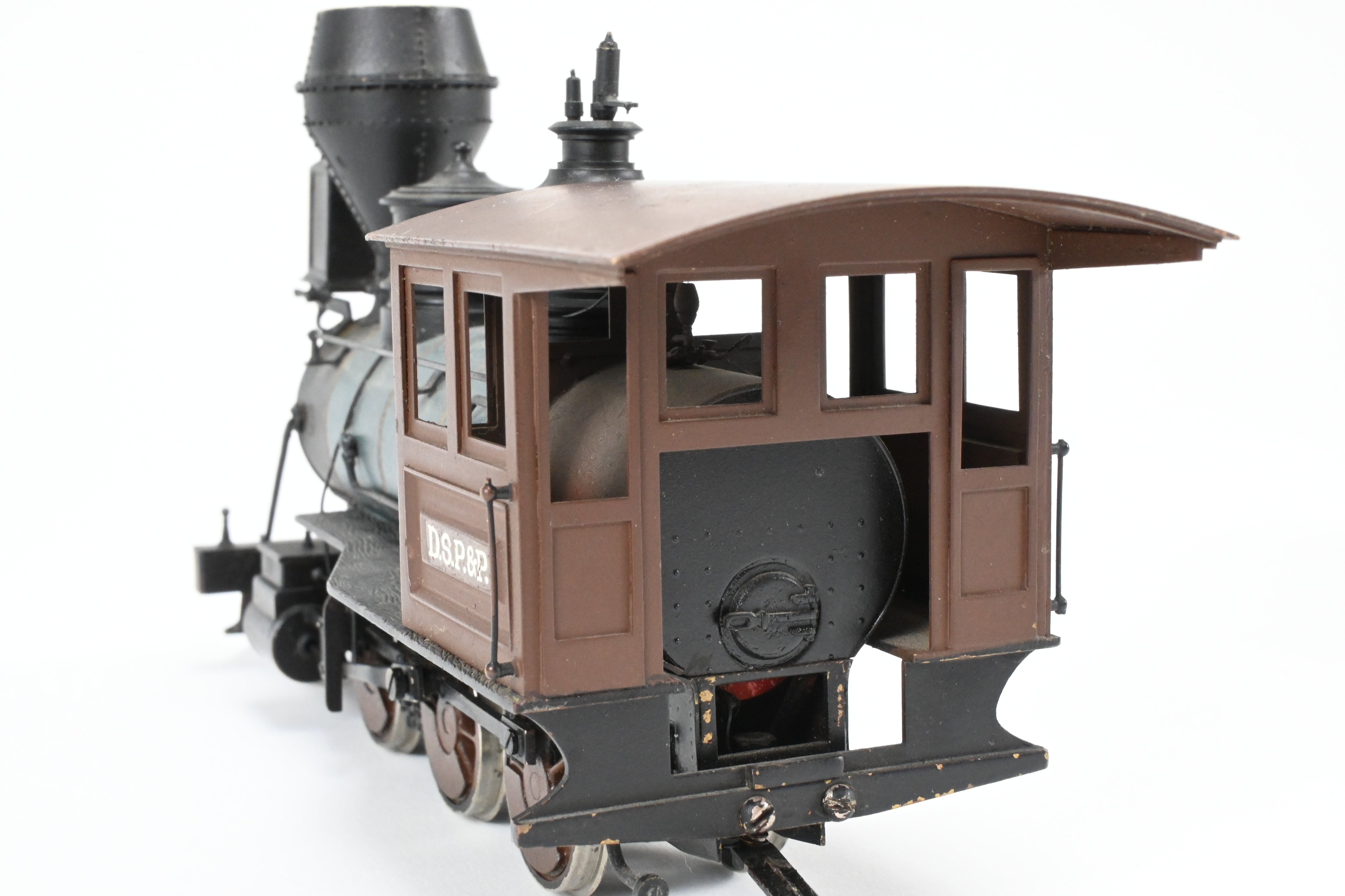Upgraded Brass Balboa 2-6-0 Cook CP #113 Model with Can Motor