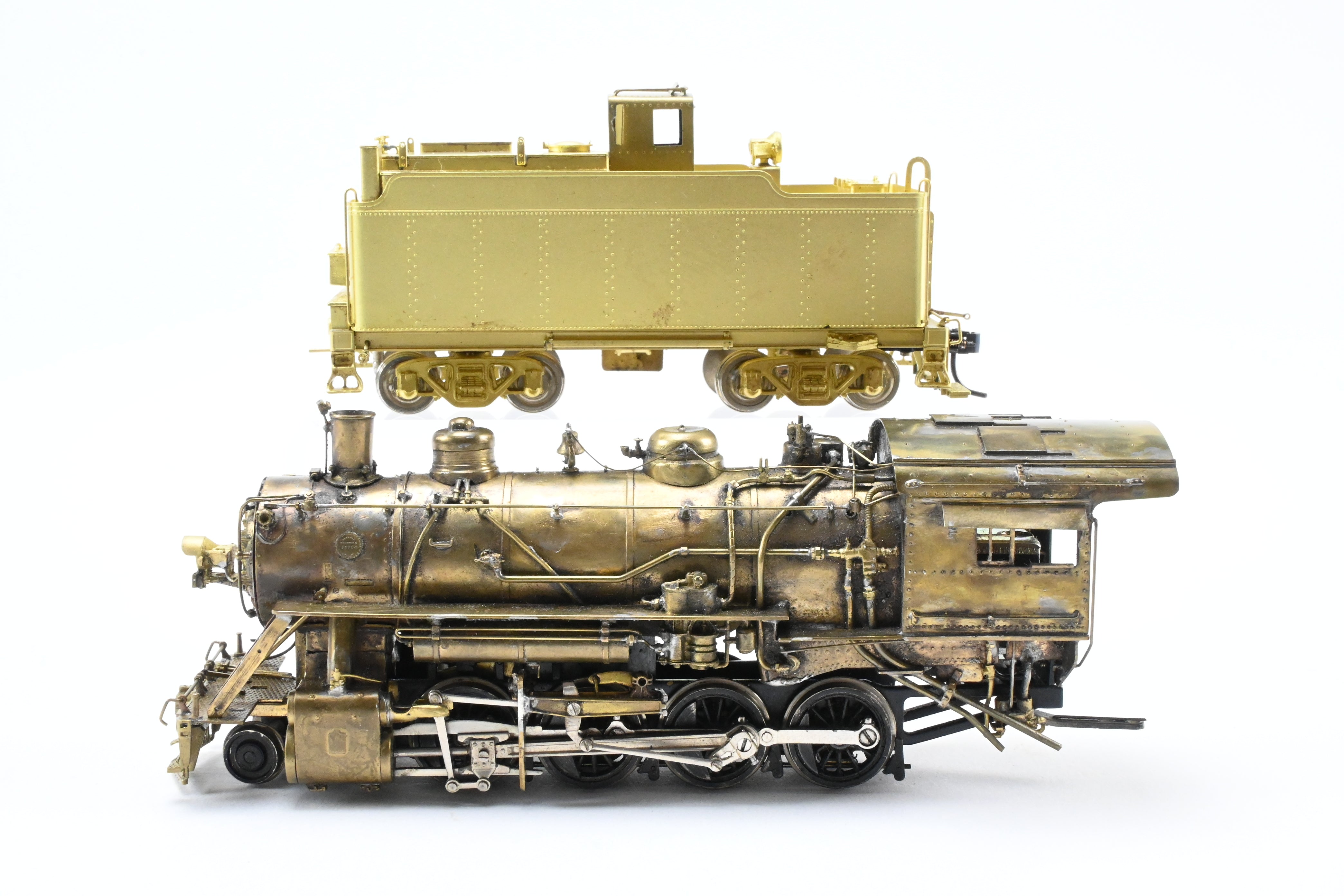 HO Scale Brass Custom Model Train - Joe G. Collias Scratch - Built Missouri Pacific 2 - 8 - 0 No. 1034, Also Applicable for SLSF - Frisco or NOT&M - New Orleans, Texas, & Mexico