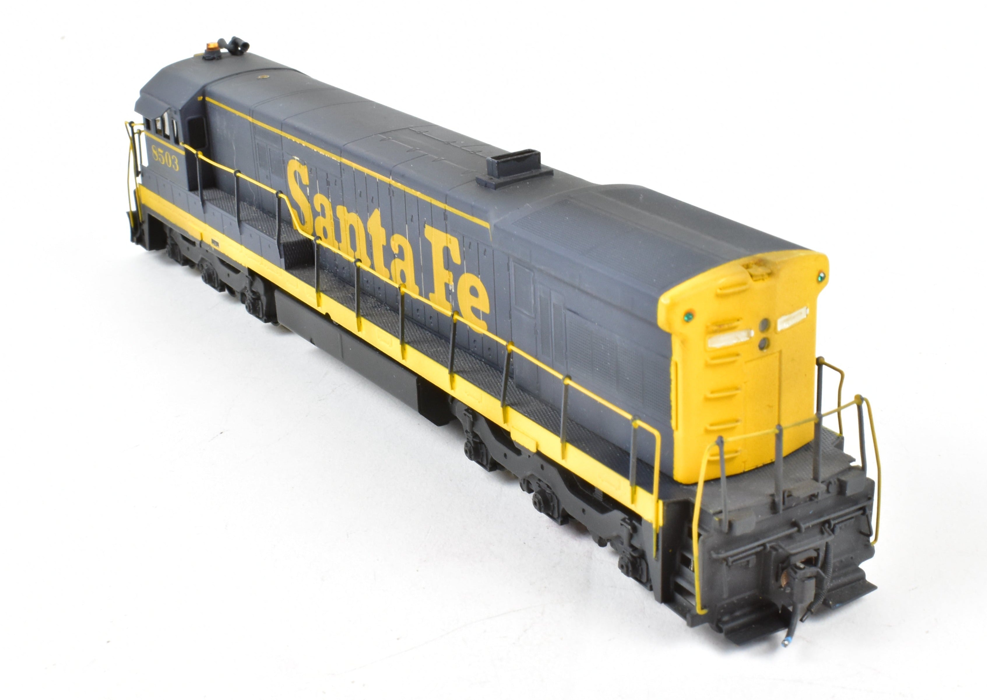 Custom Painted HO Brass Alco Models ATSF Santa Fe GE U - 33C Diesel