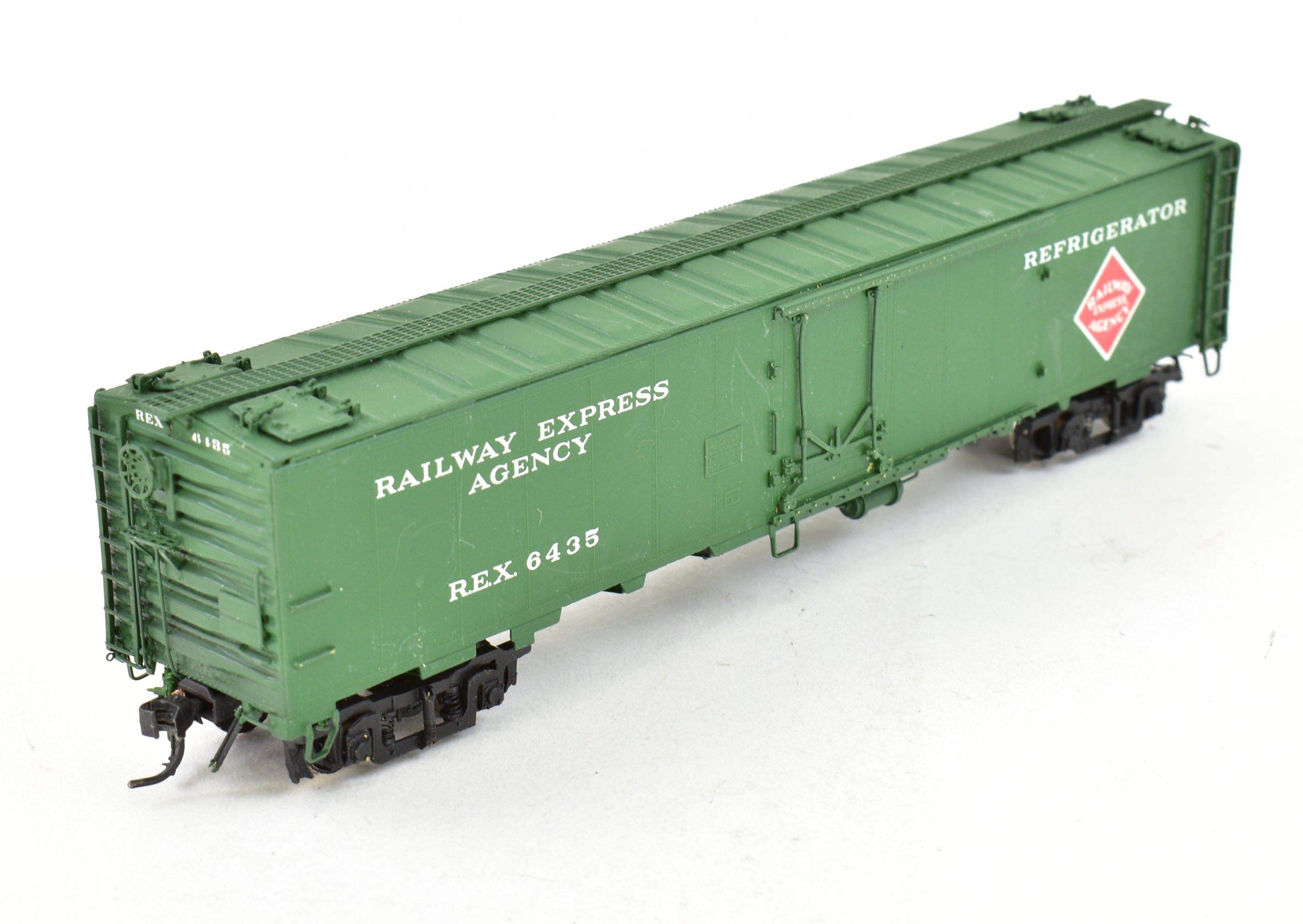 HO Brass Precision Scale Co. Railway Express Agency Ice Refrigerator Car CP Model